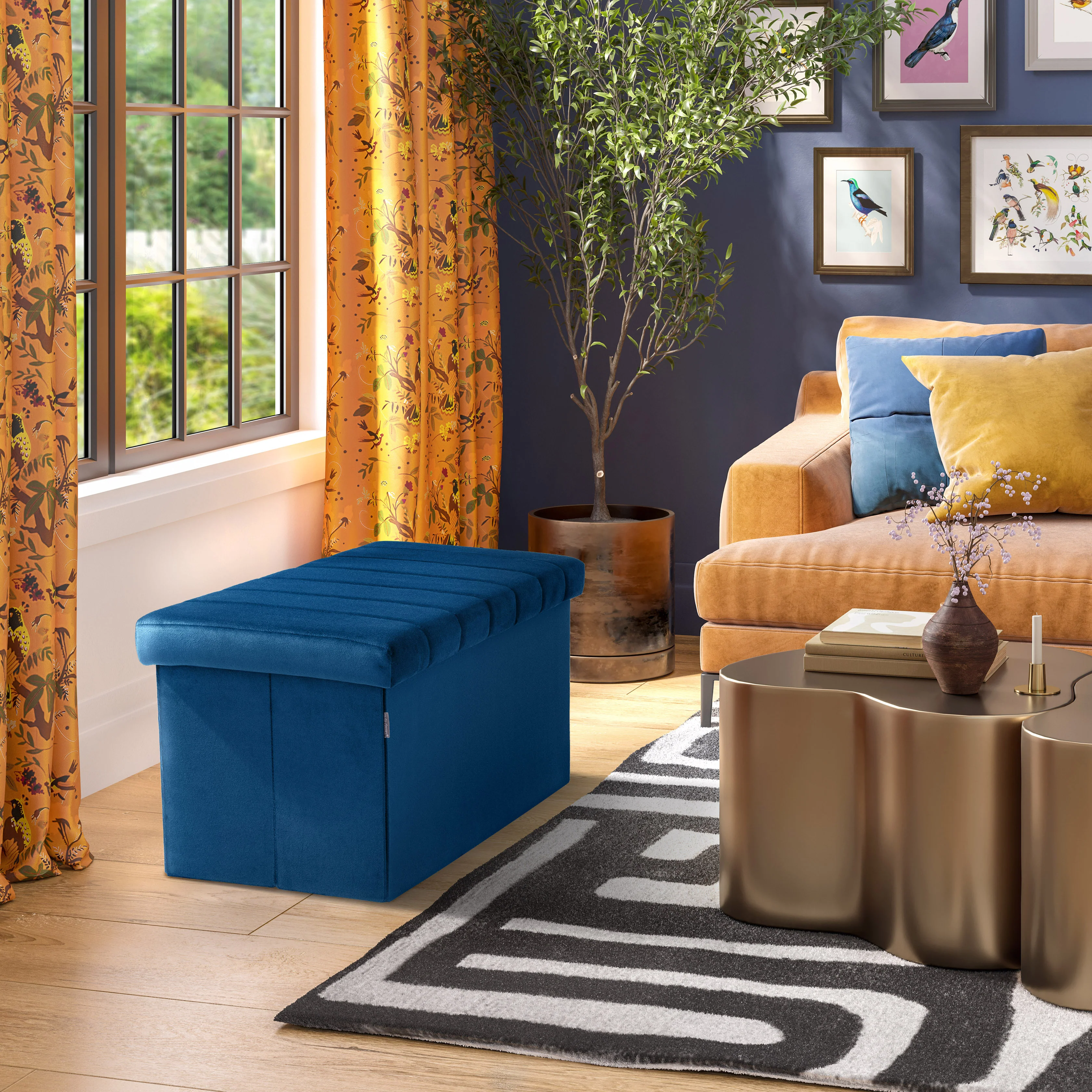 Channel Tufted Storage Trunk - Image 12