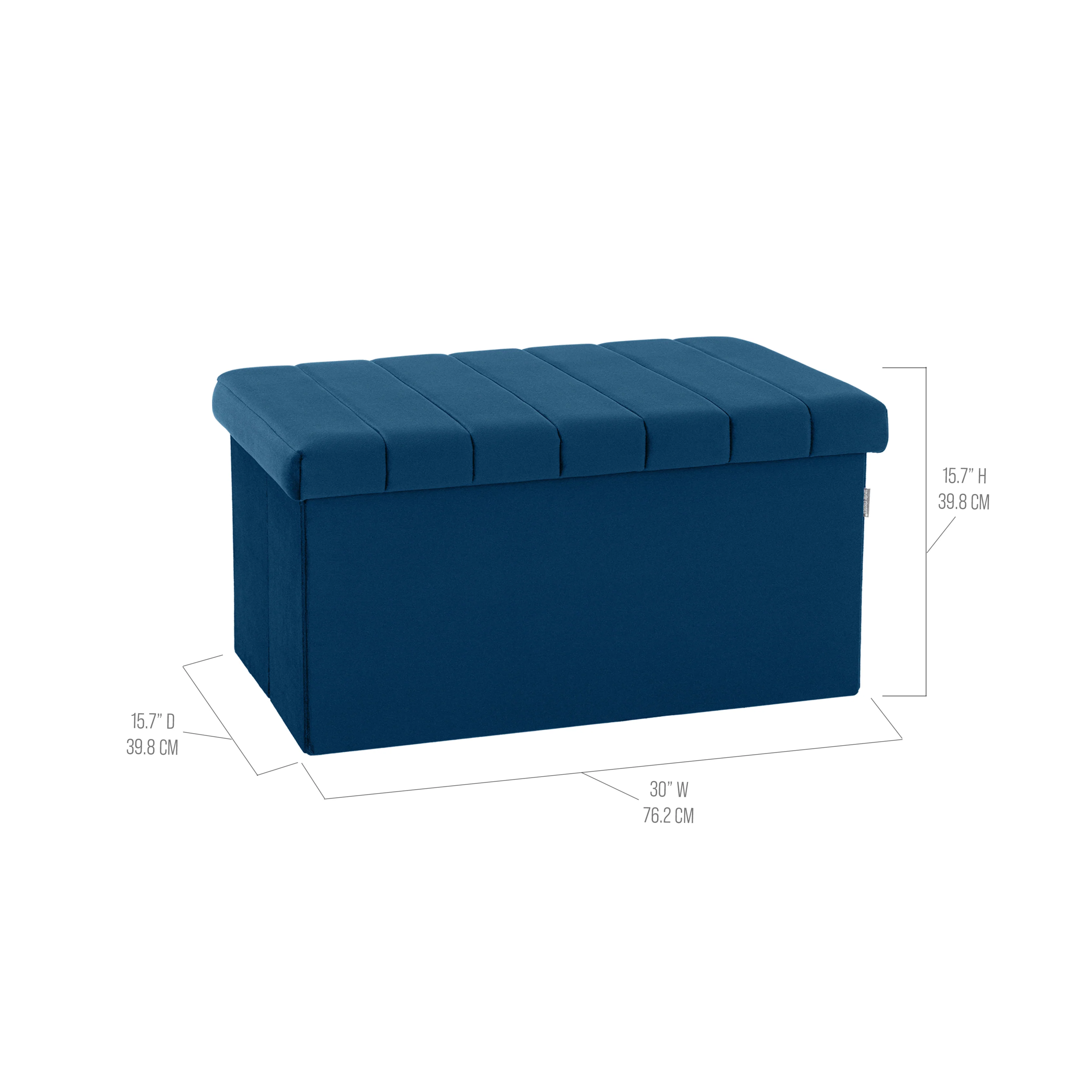 Channel Tufted Storage Trunk - Image 3