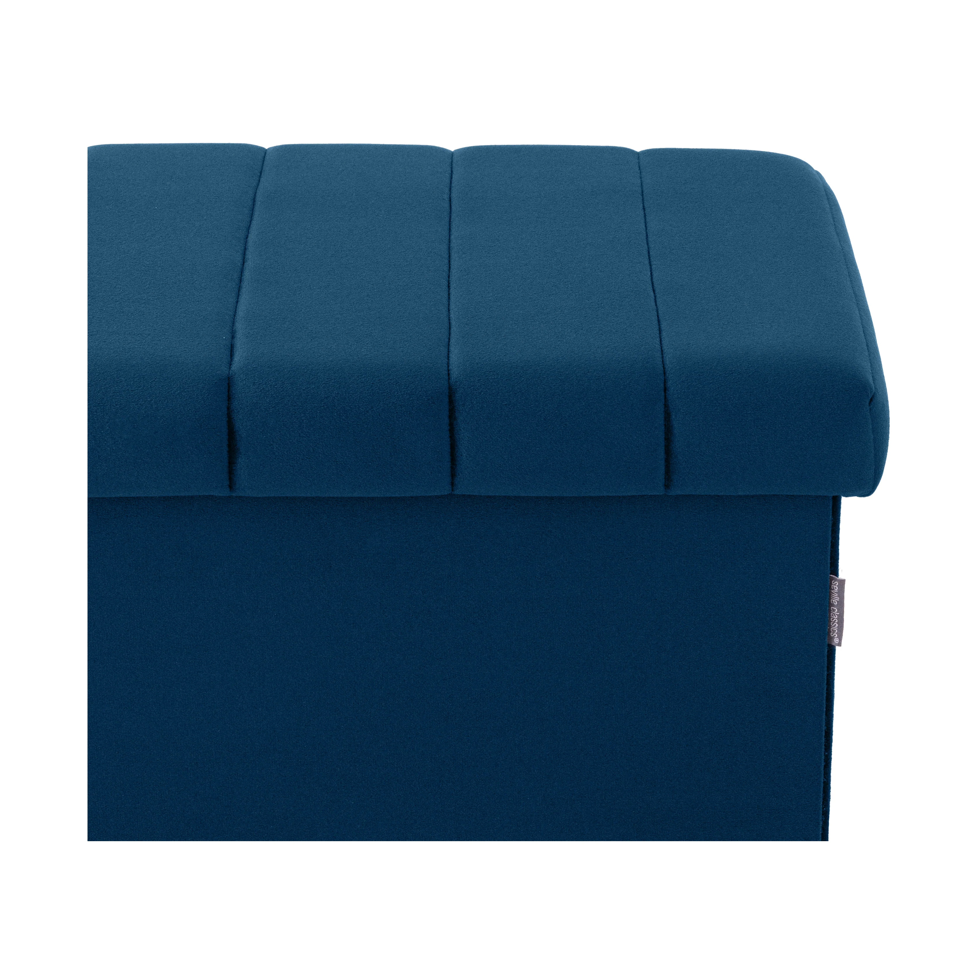 Channel Tufted Storage Trunk - Image 4