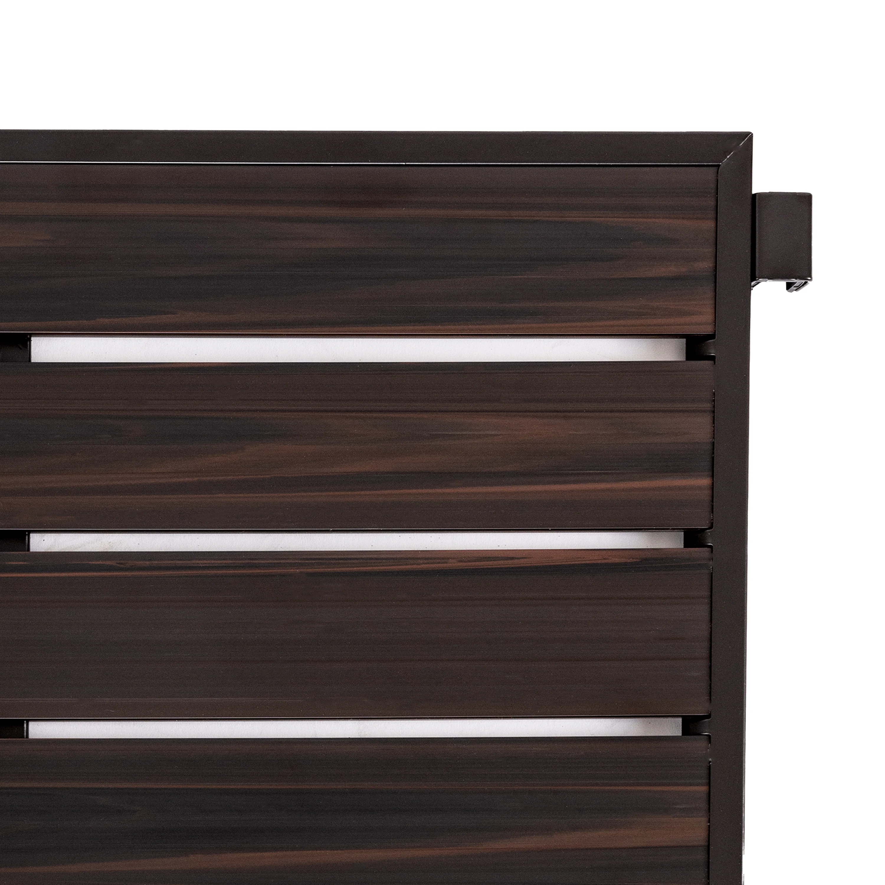 HOME 3-Tier Resin Slatted Shoe Rack - Image 25