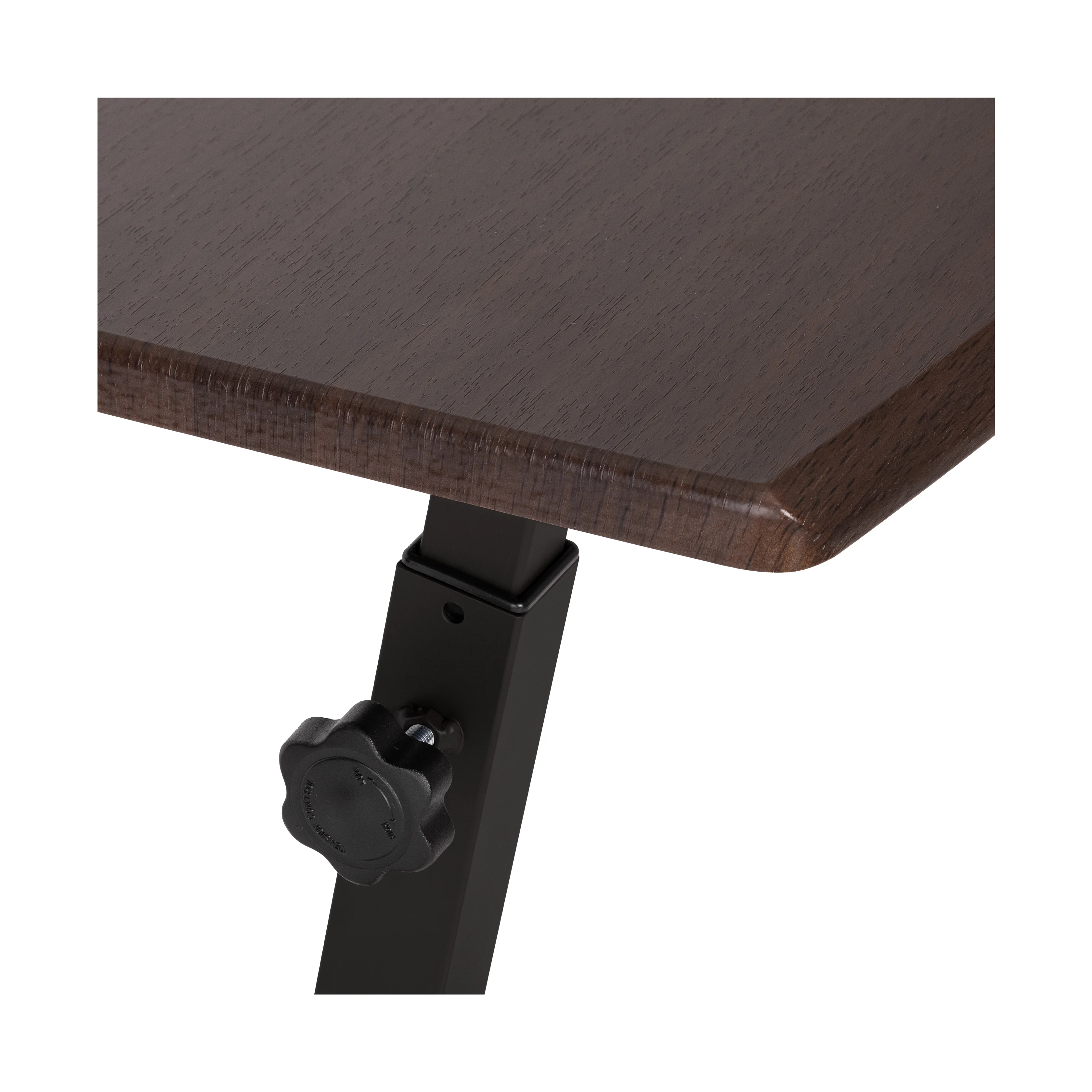 airLIFT® Mobile Laptop Sitting Desk Cart, Walnut - Image 9