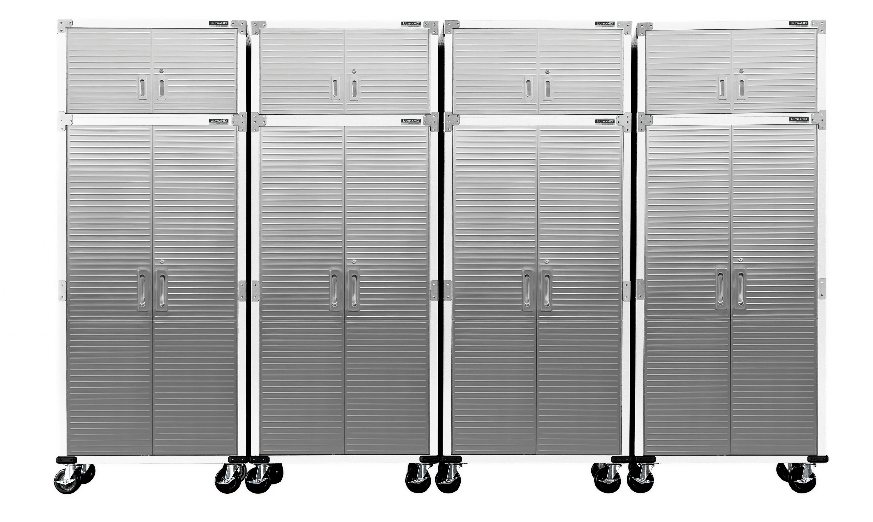 UltraHD® 2-Piece Rolling Storage Cabinet Set, White - Image 17