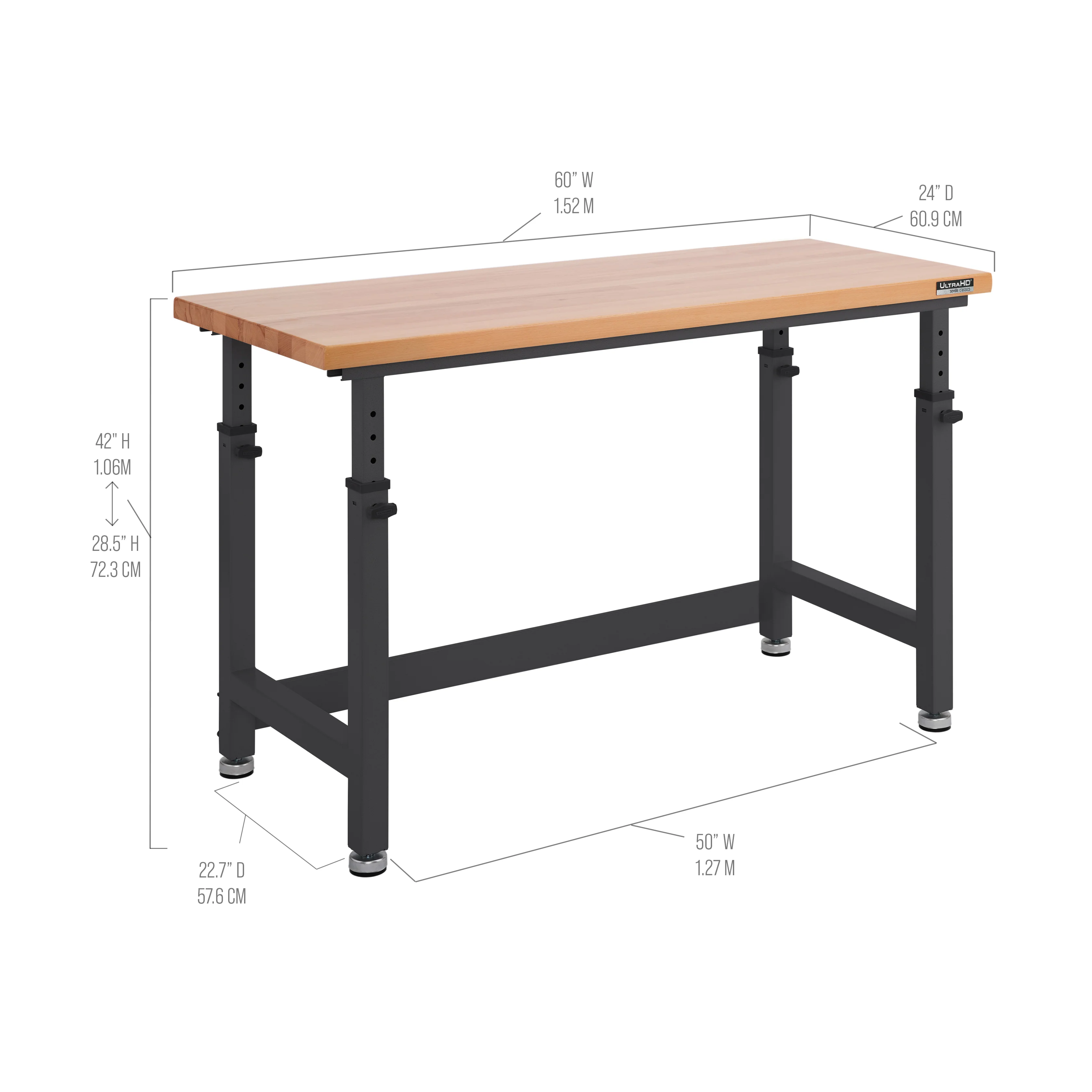 UltraHD® Height Adjustable Workbench - Image 28