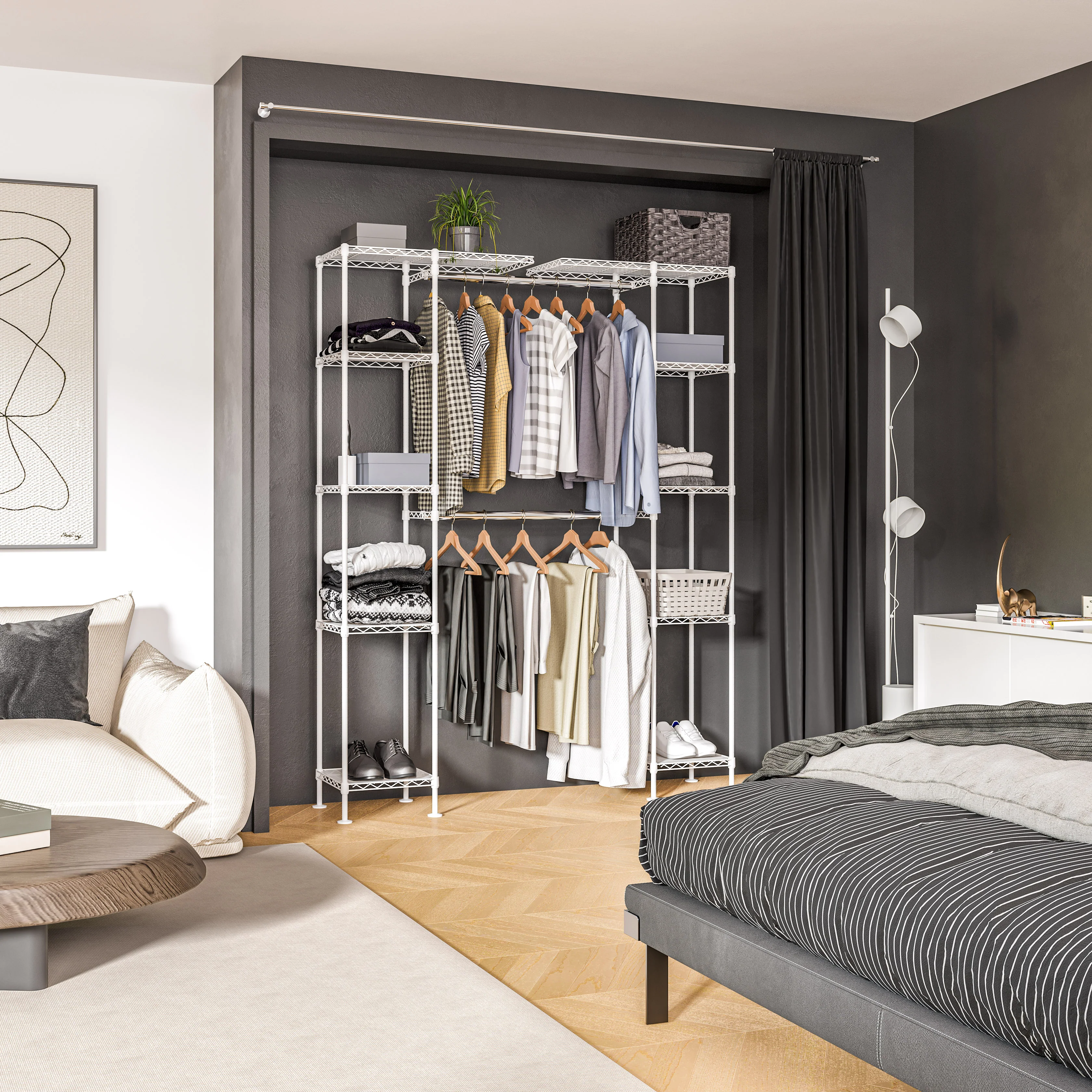 Expandable Closet Organizer System - Image 7