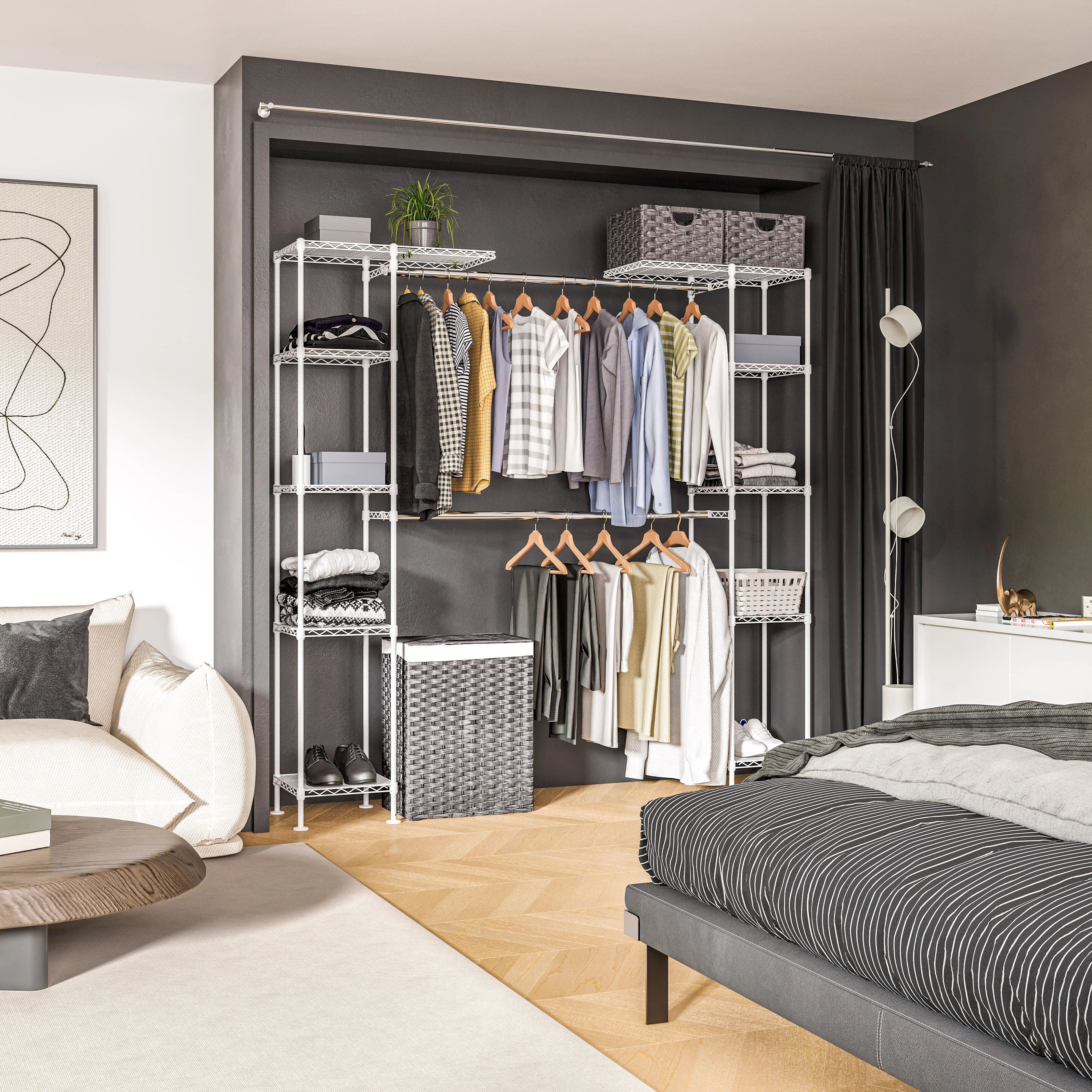 Expandable Closet Organizer System - Image 8
