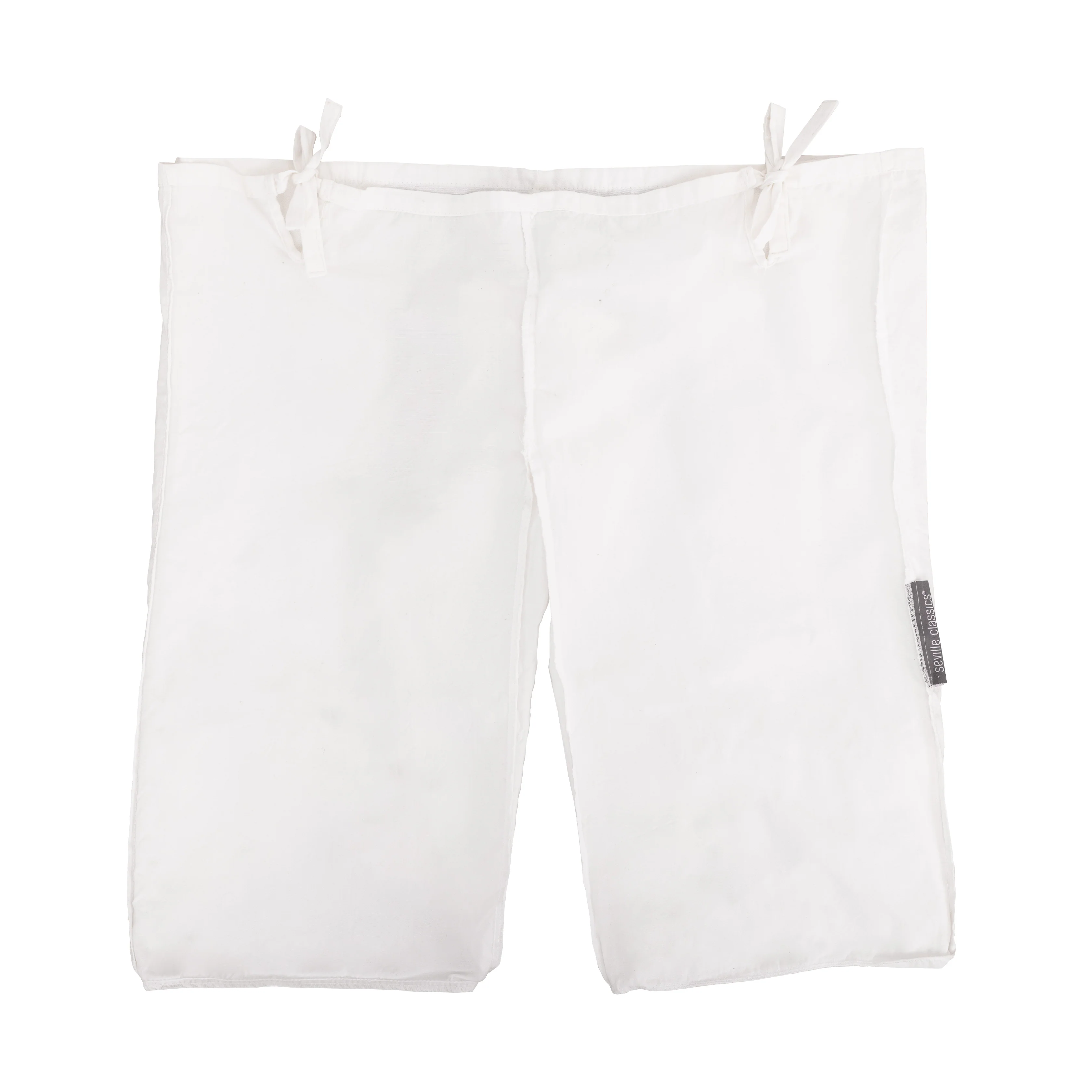 Fabric Liner for Sustainable Double Handwoven Lidded Laundry Hamper