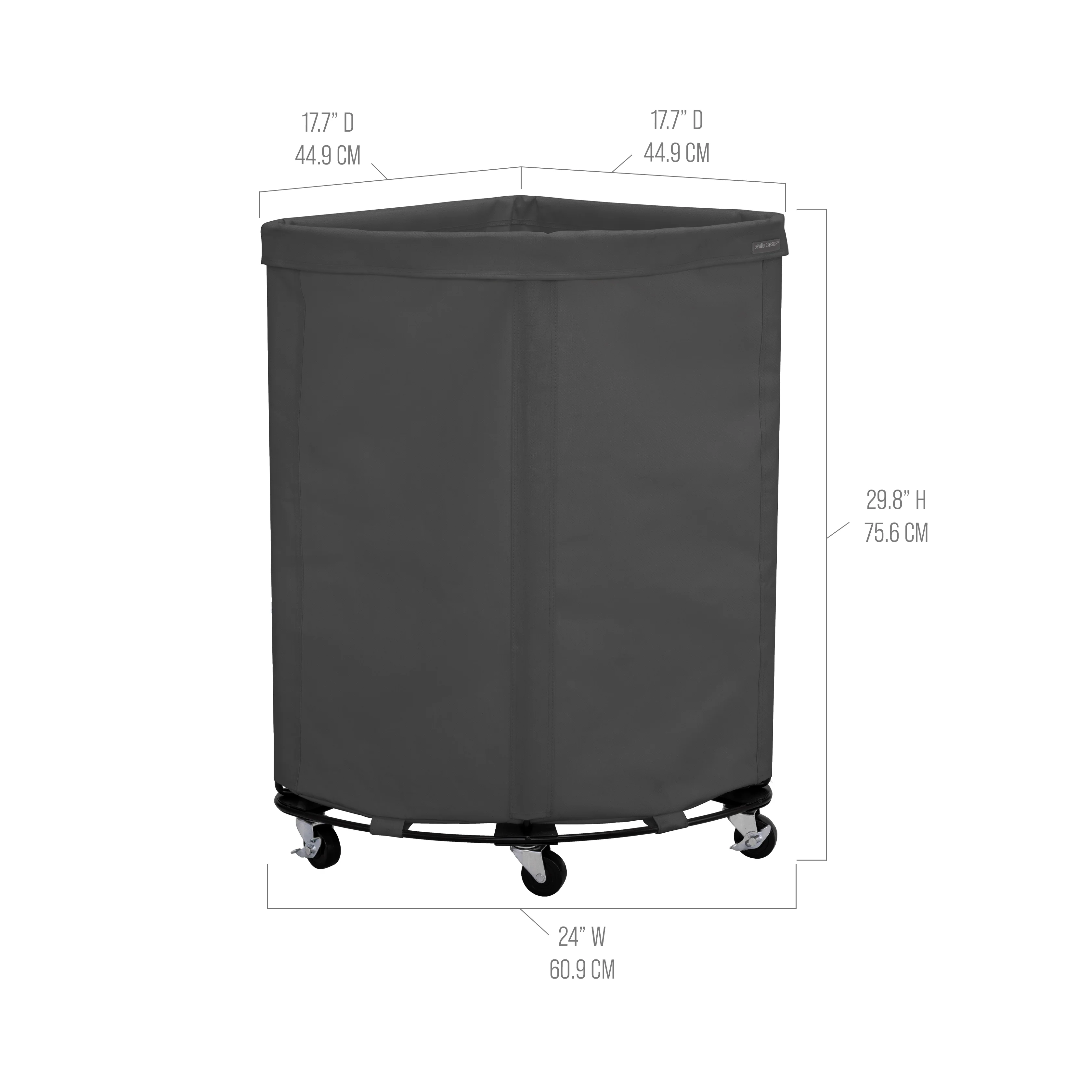 Heavy-Duty Rolling Corner Hamper - Image 24