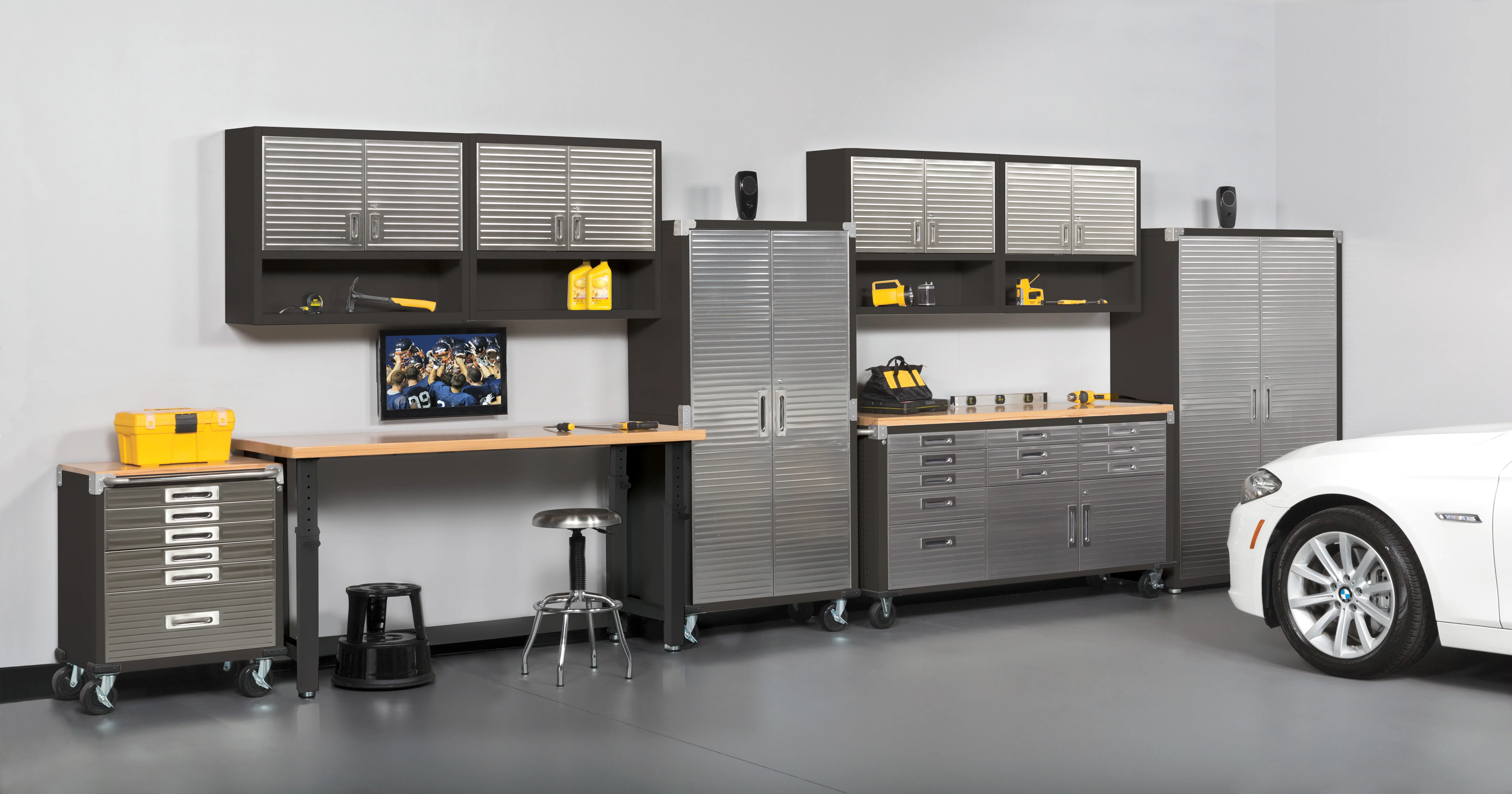 UltraHD® Height Adjustable Workbench, Graphite - Image 11