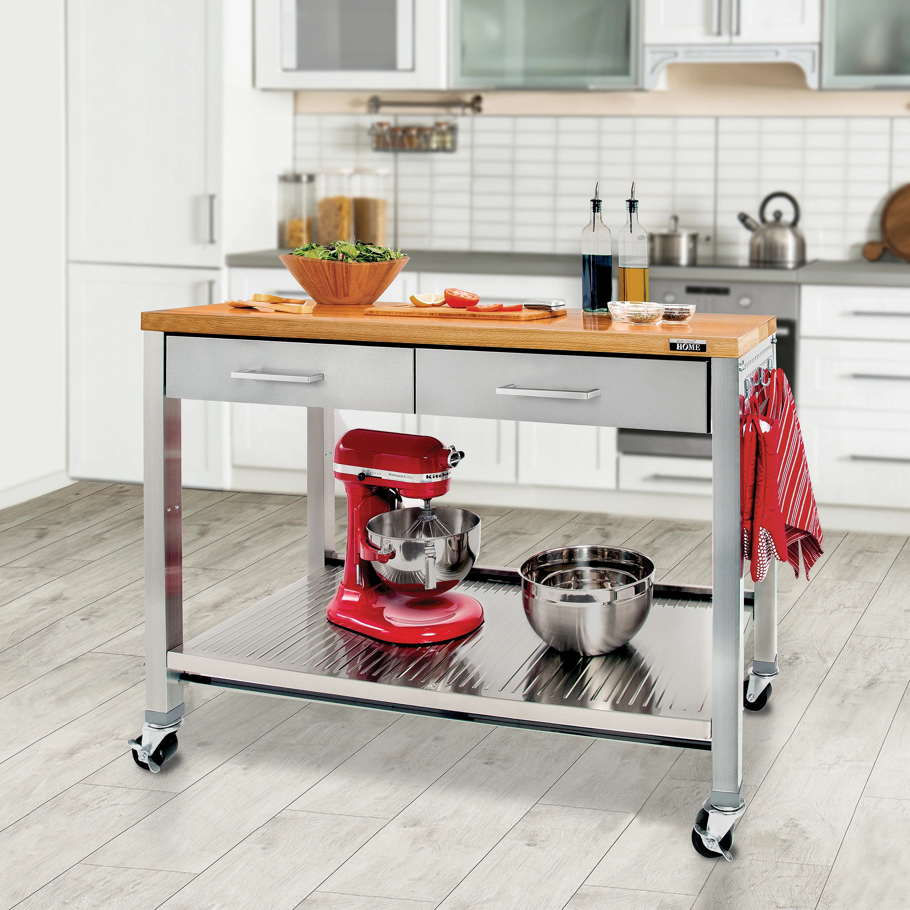 HOME Work Center Island Table - Image 15