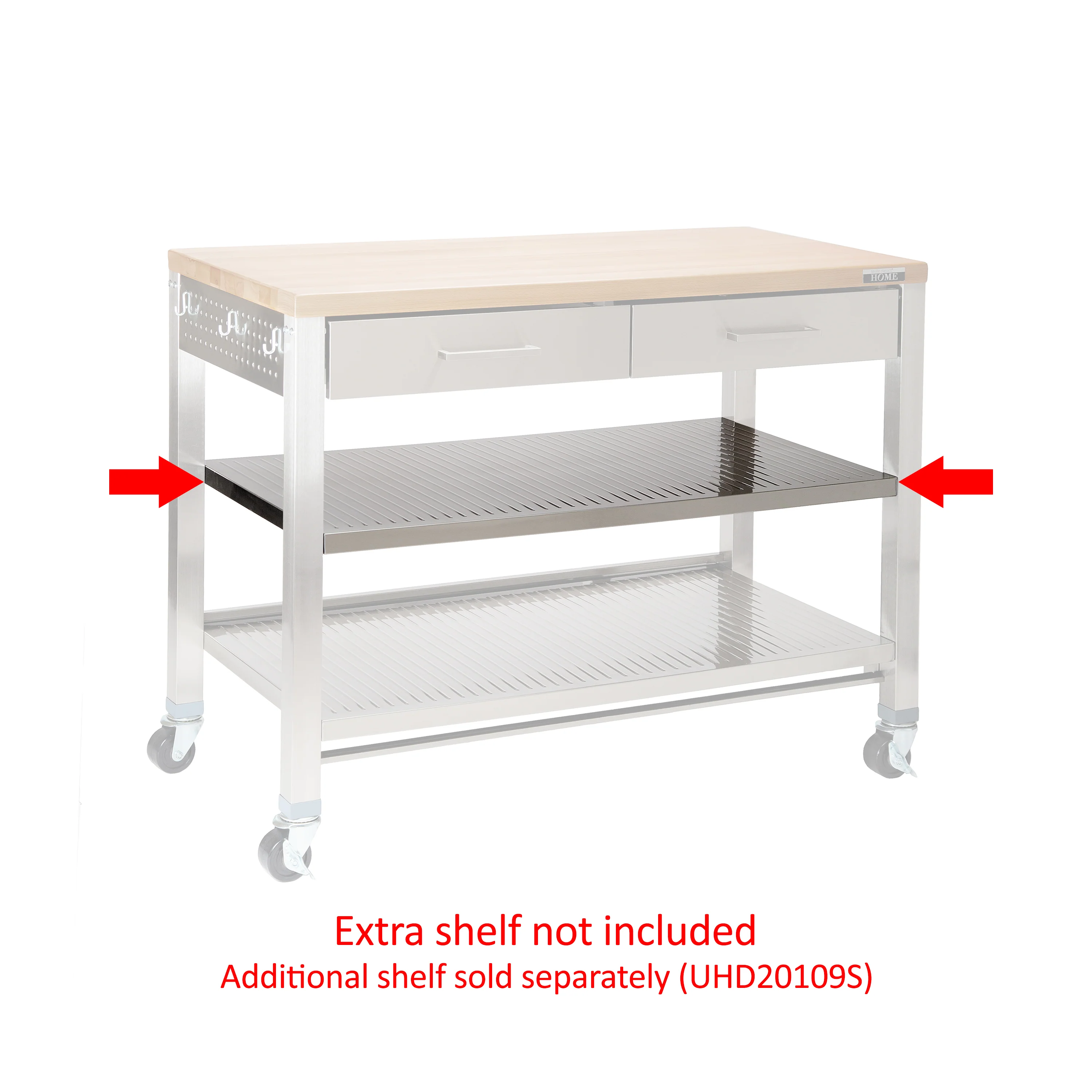HOME Work Center Island Table - Image 19