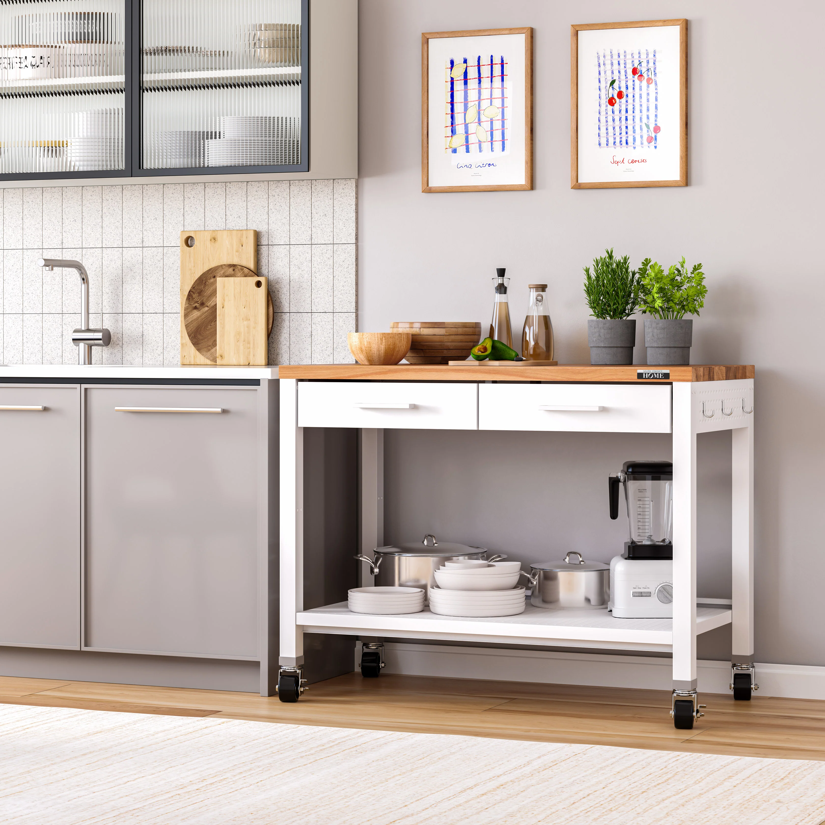 HOME Work Center Island Table - Image 31
