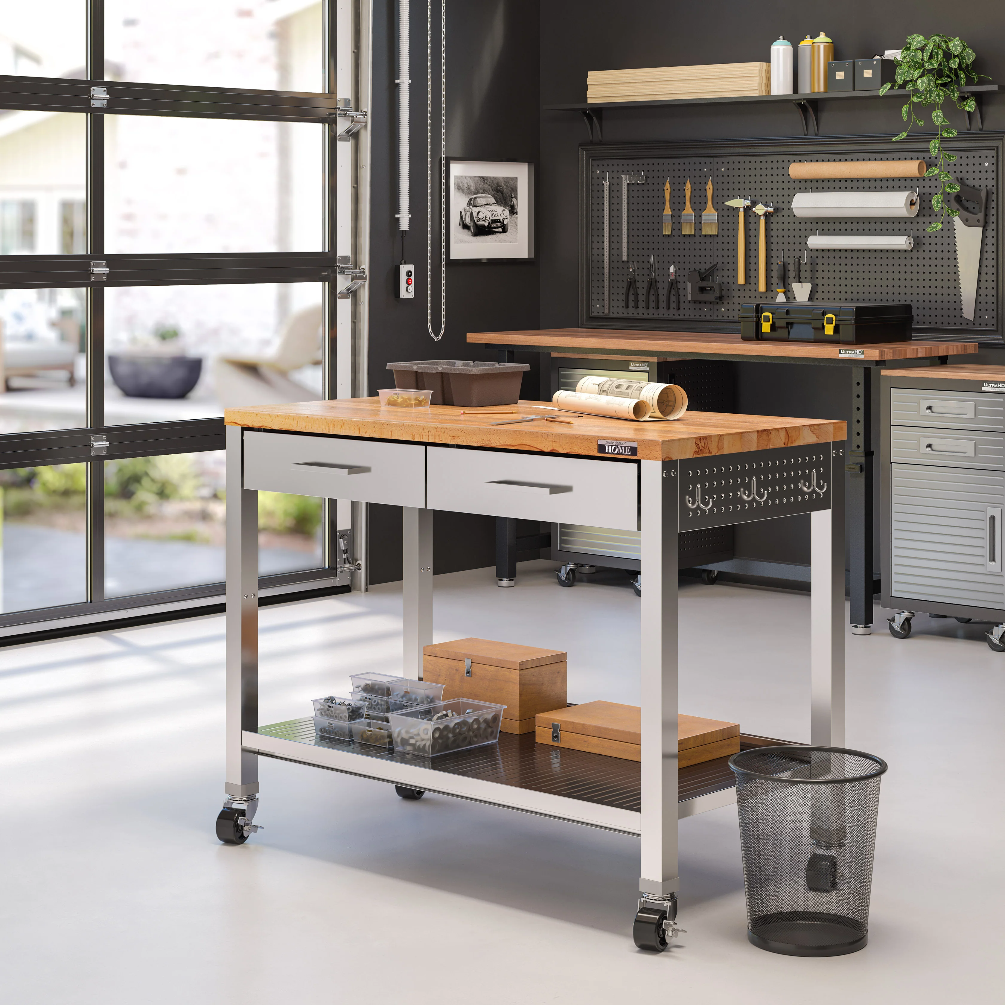 HOME Work Center Island Table - Image 33