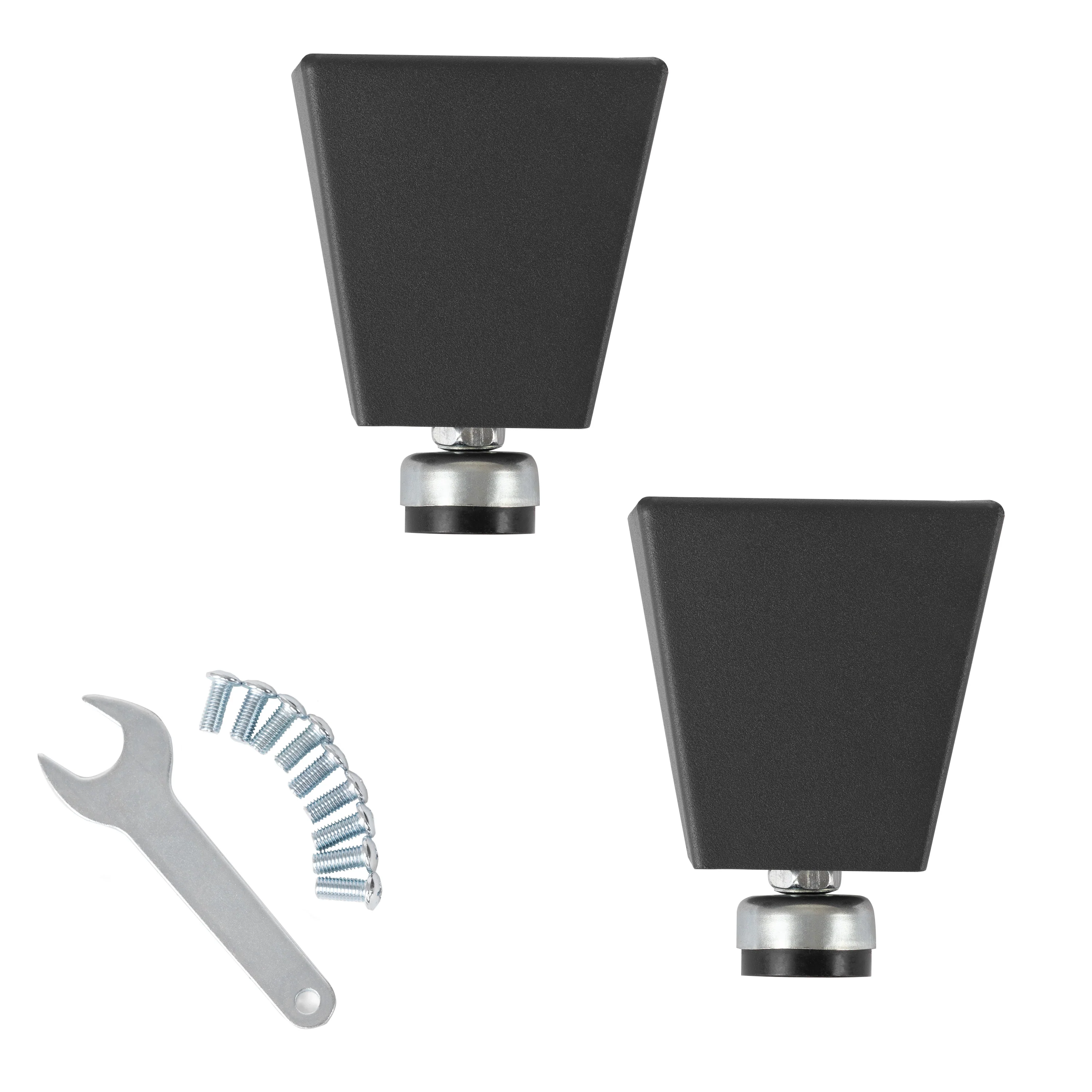 UltraHD® 6" H Steel Leveling Feet with Rubber Base - Image 4