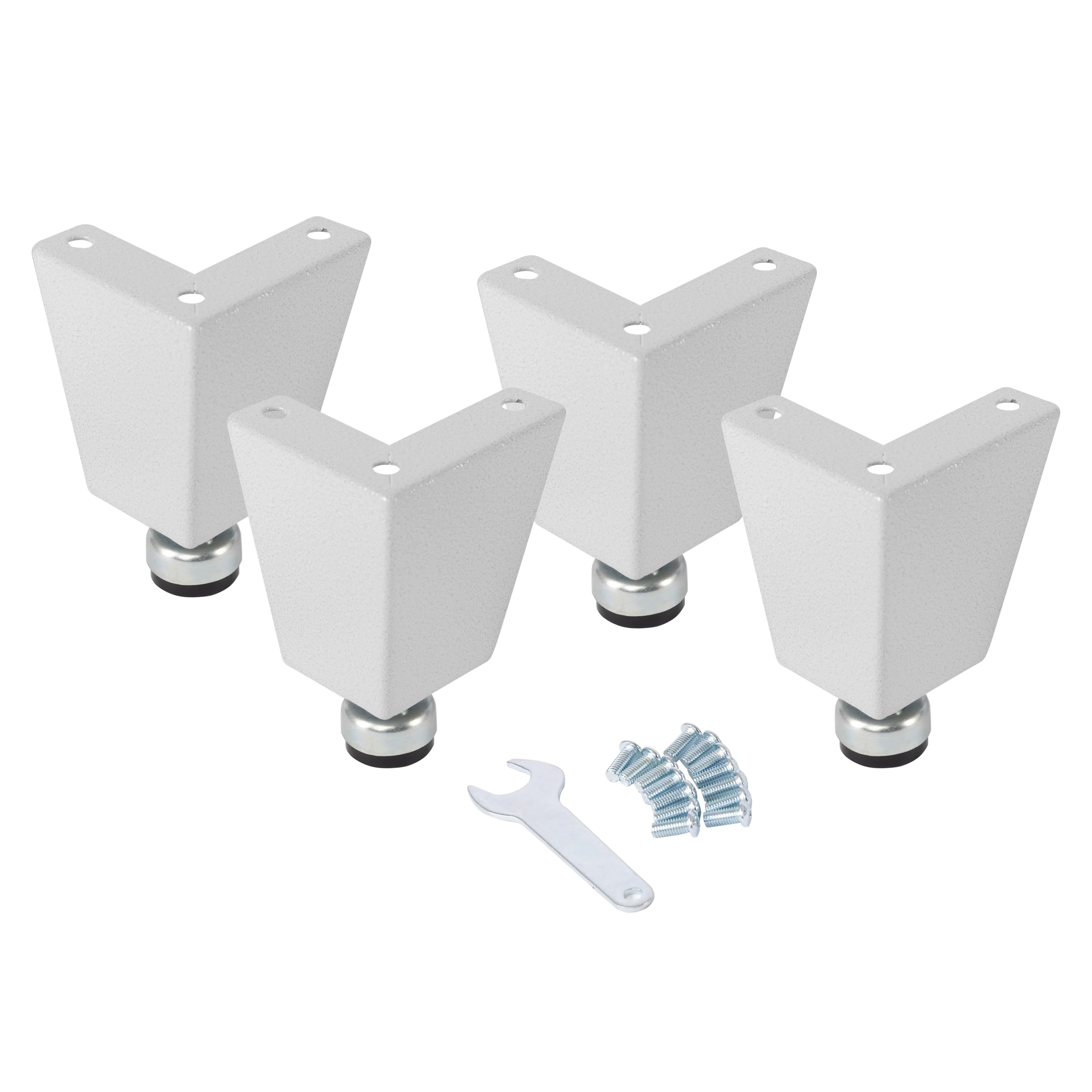 UltraHD® 6" H Steel Leveling Feet with Rubber Base - Image 7