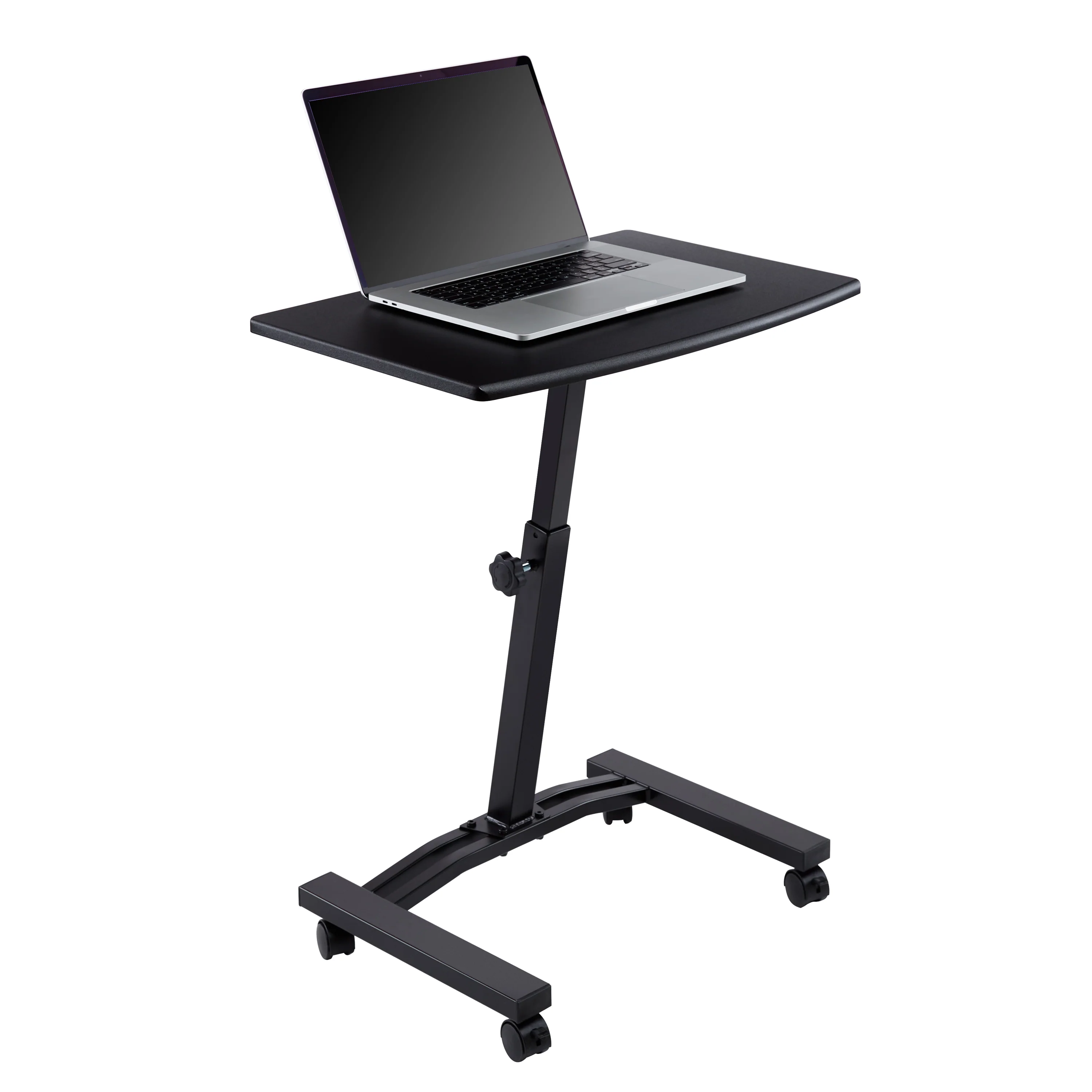 airLIFT® Mobile Laptop Sitting Desk Cart, Black - Image 11