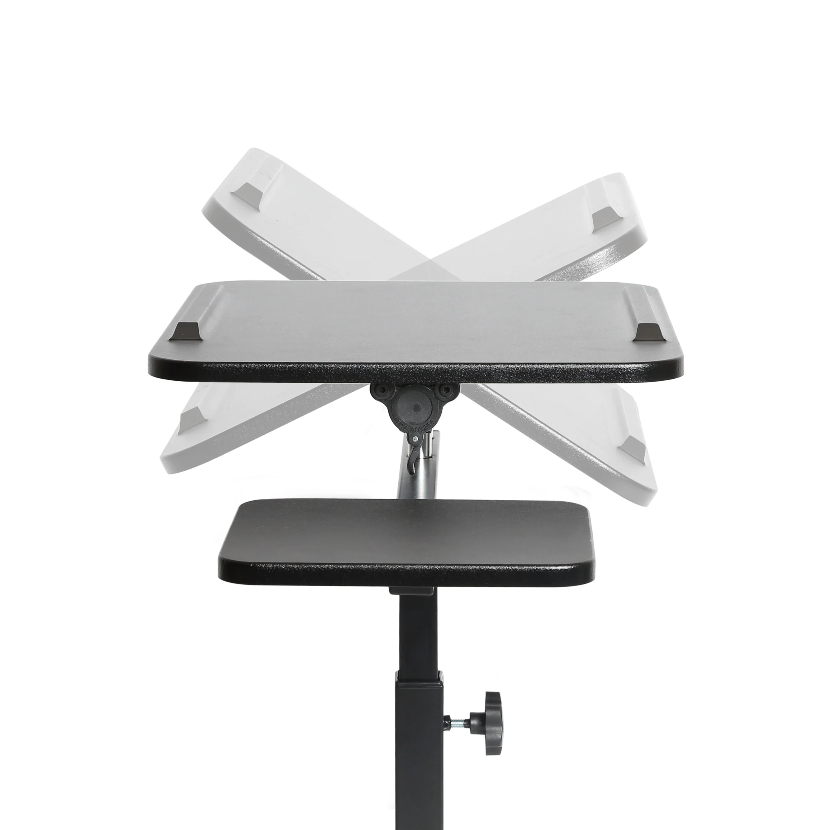 airLIFT® Tilting Mobile Desk Cart, Black - Image 10
