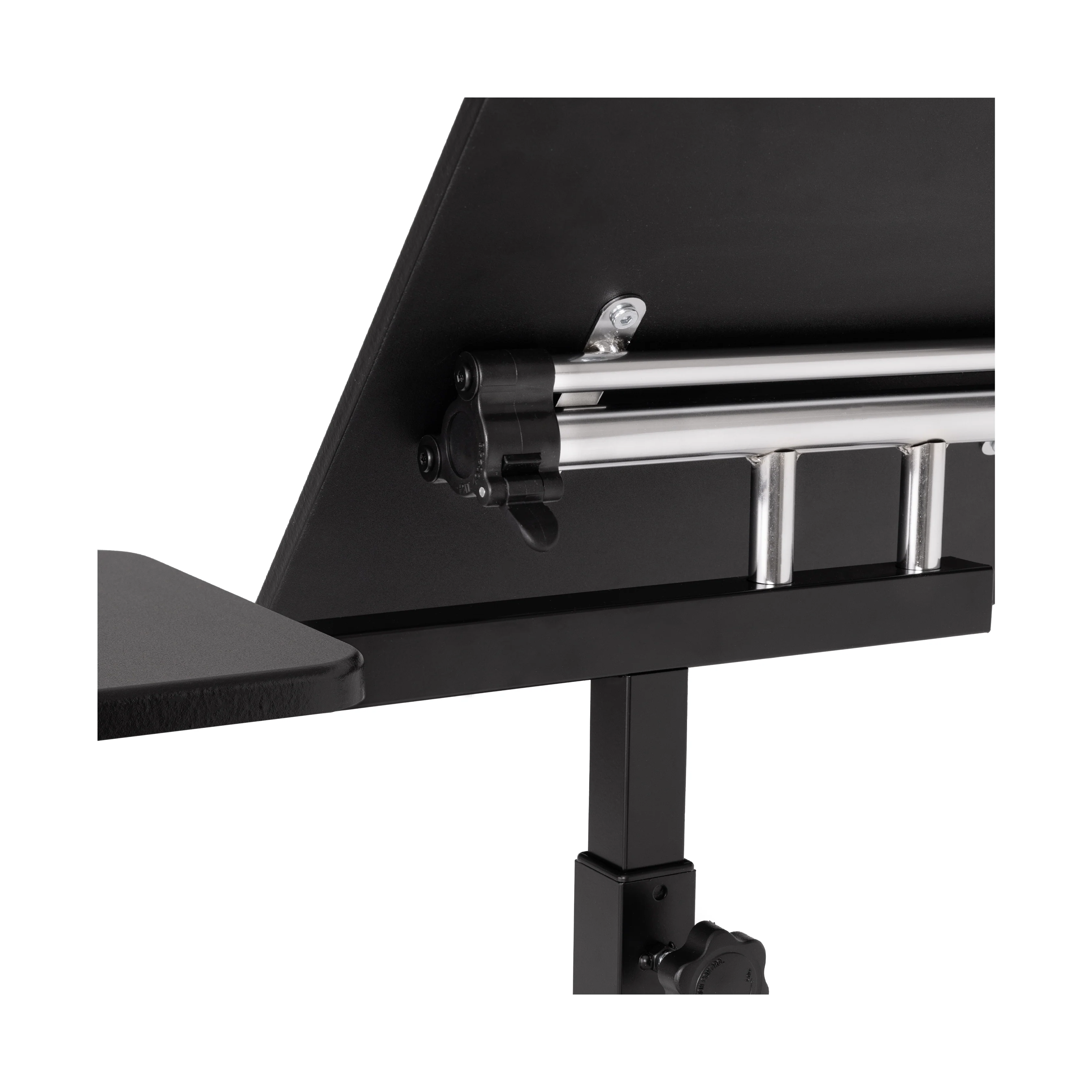 airLIFT® Tilting Mobile Desk Cart, Black - Image 12