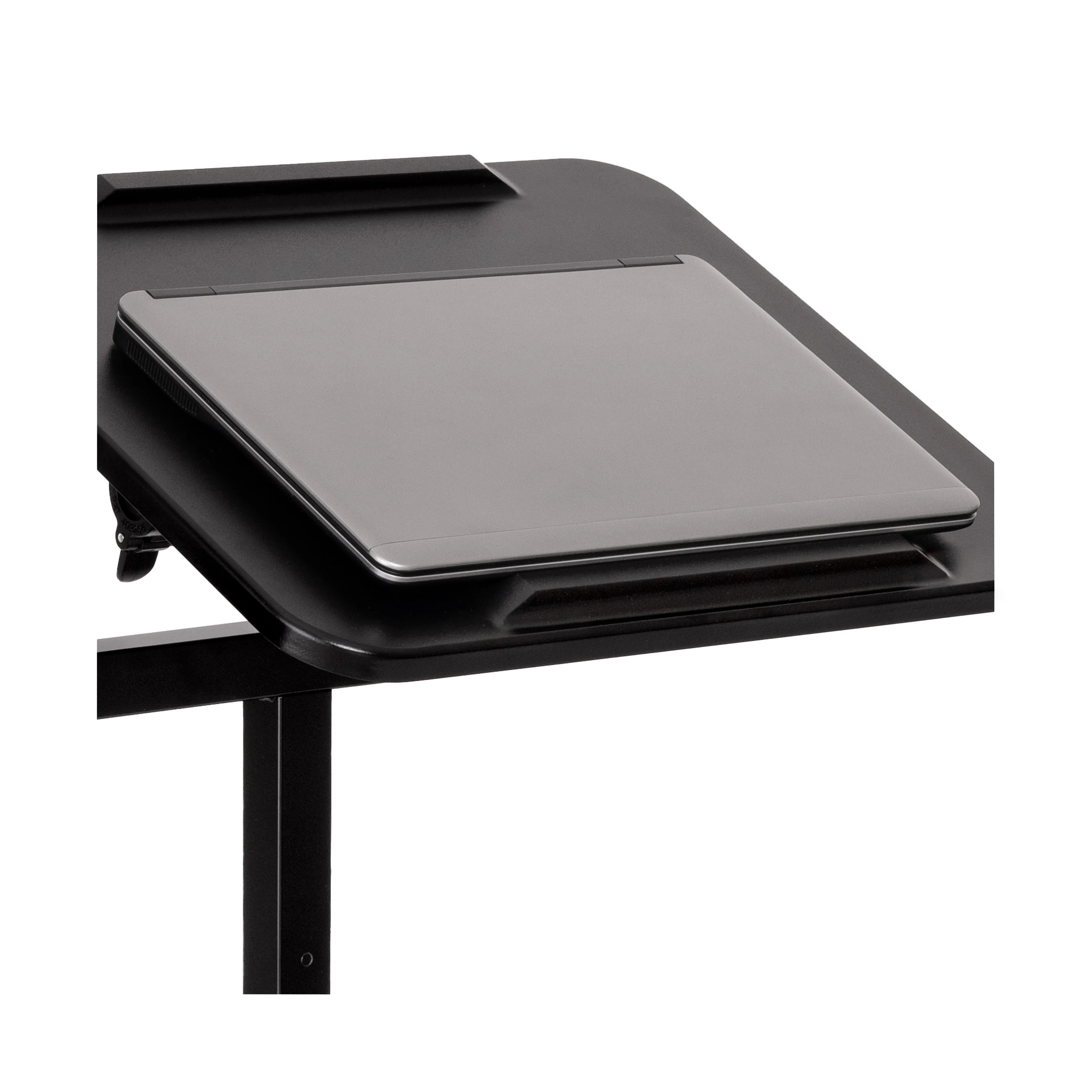 airLIFT® Tilting Mobile Desk Cart, Black - Image 14