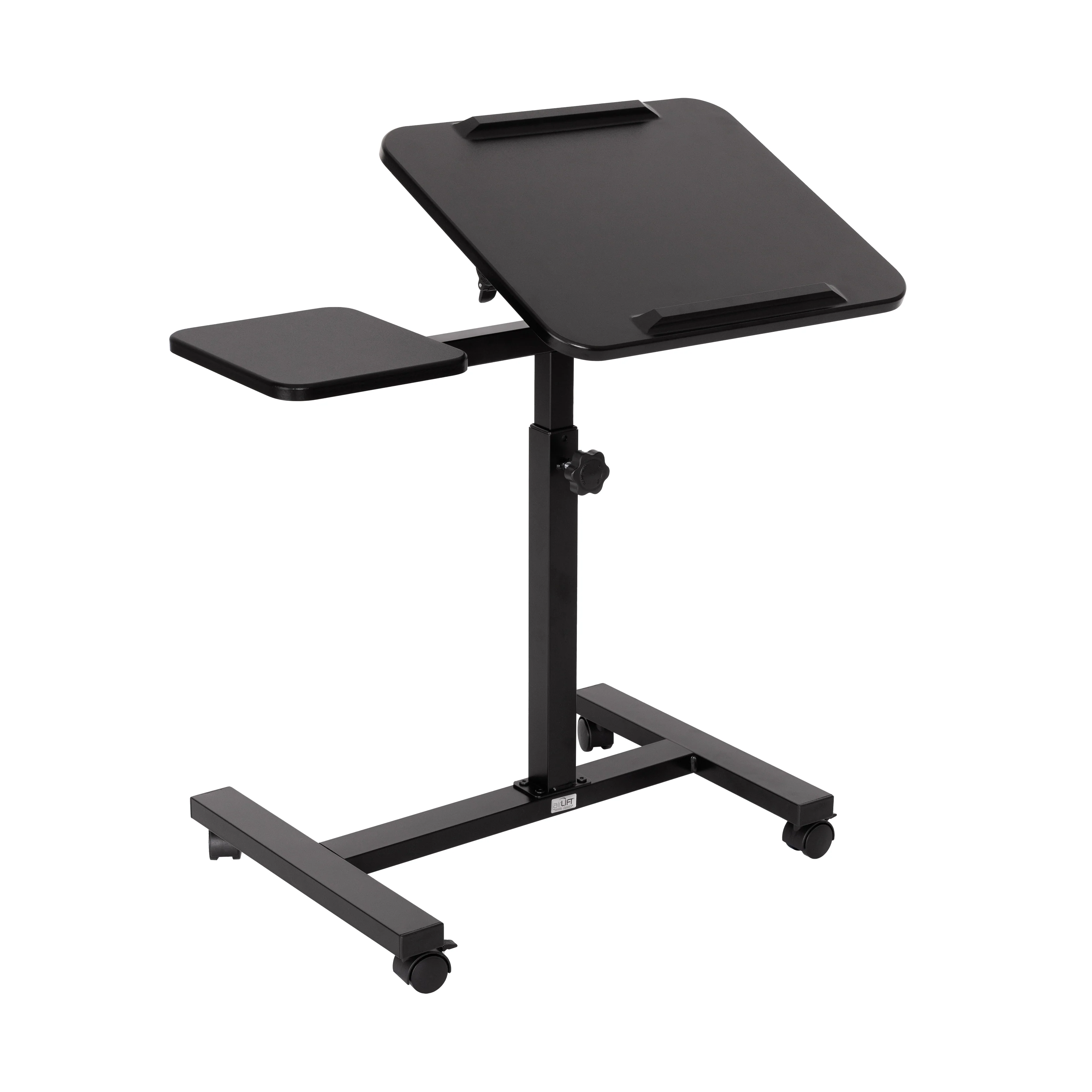 airLIFT® Tilting Mobile Desk Cart, Black - Image 18