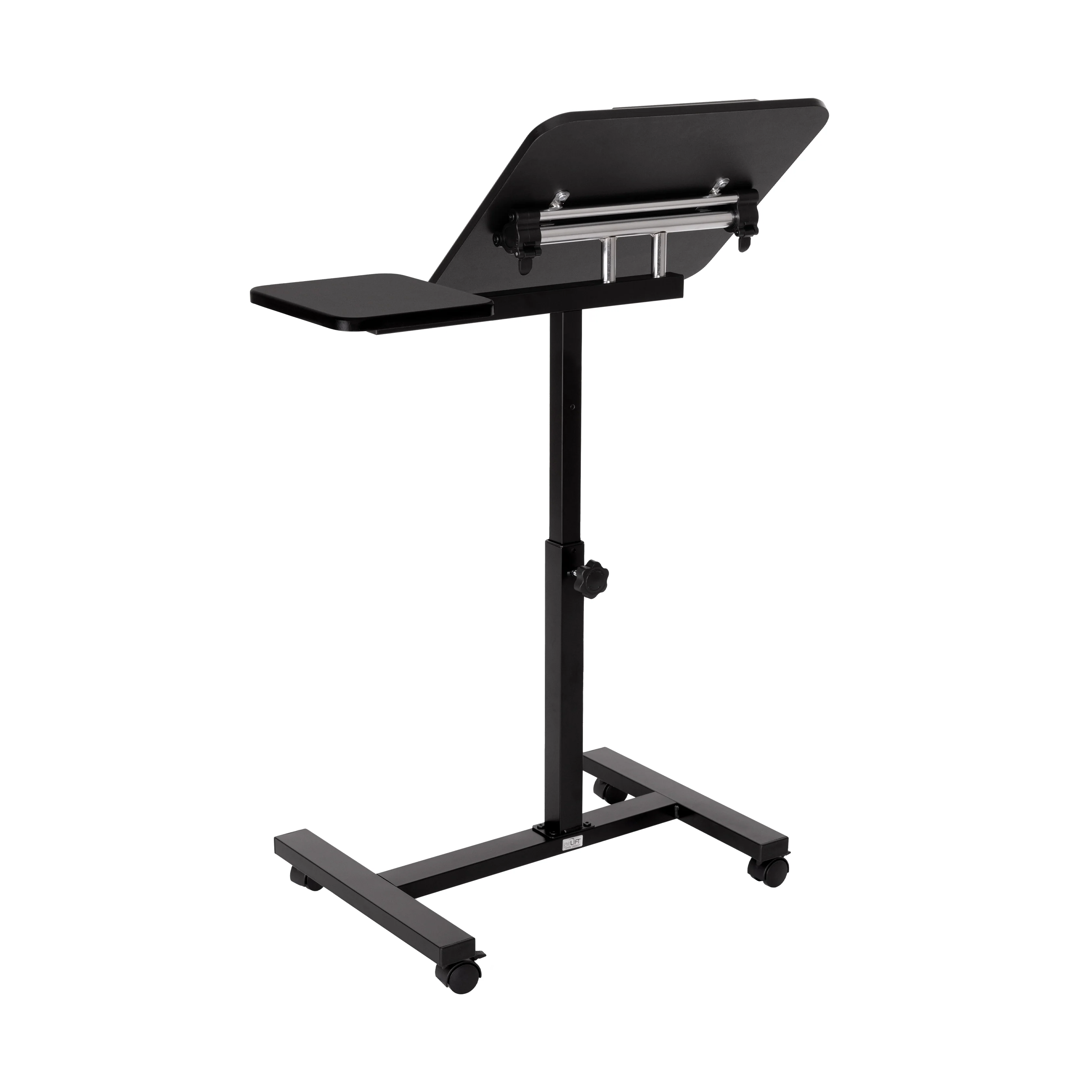 airLIFT® Tilting Mobile Desk Cart, Black - Image 19