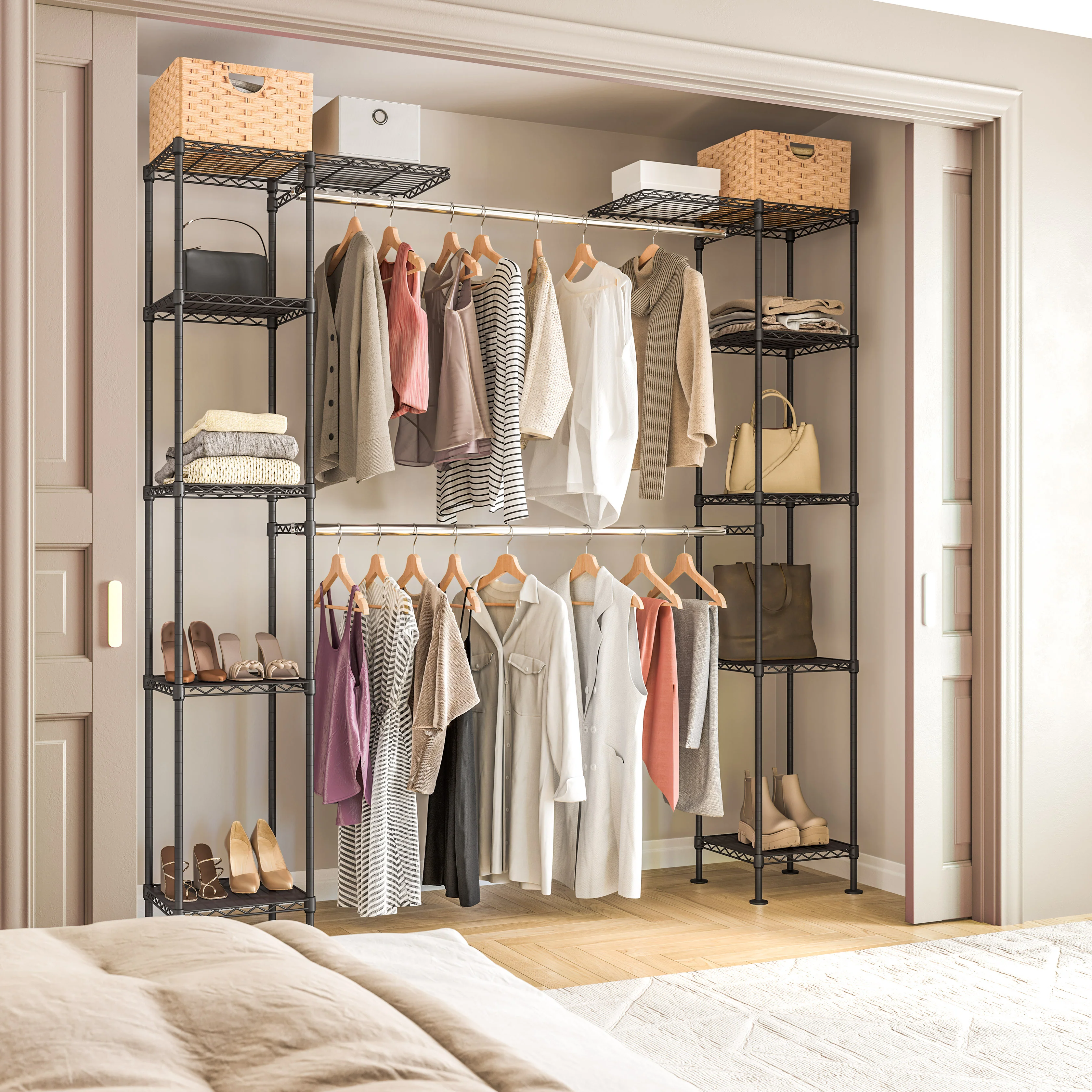 Expandable Closet Organizer System - Image 2