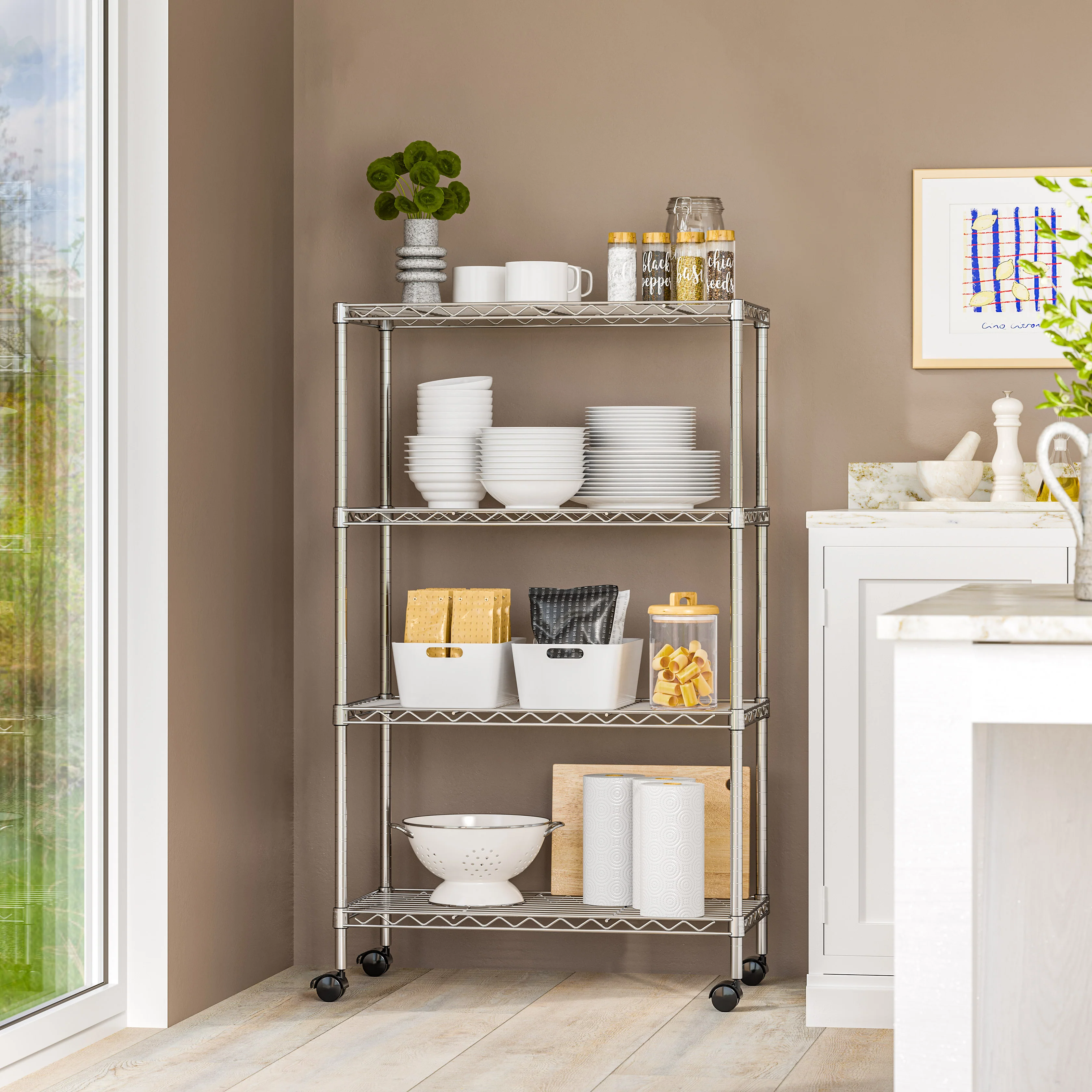 4-Tier Steel Shelving - Image 14