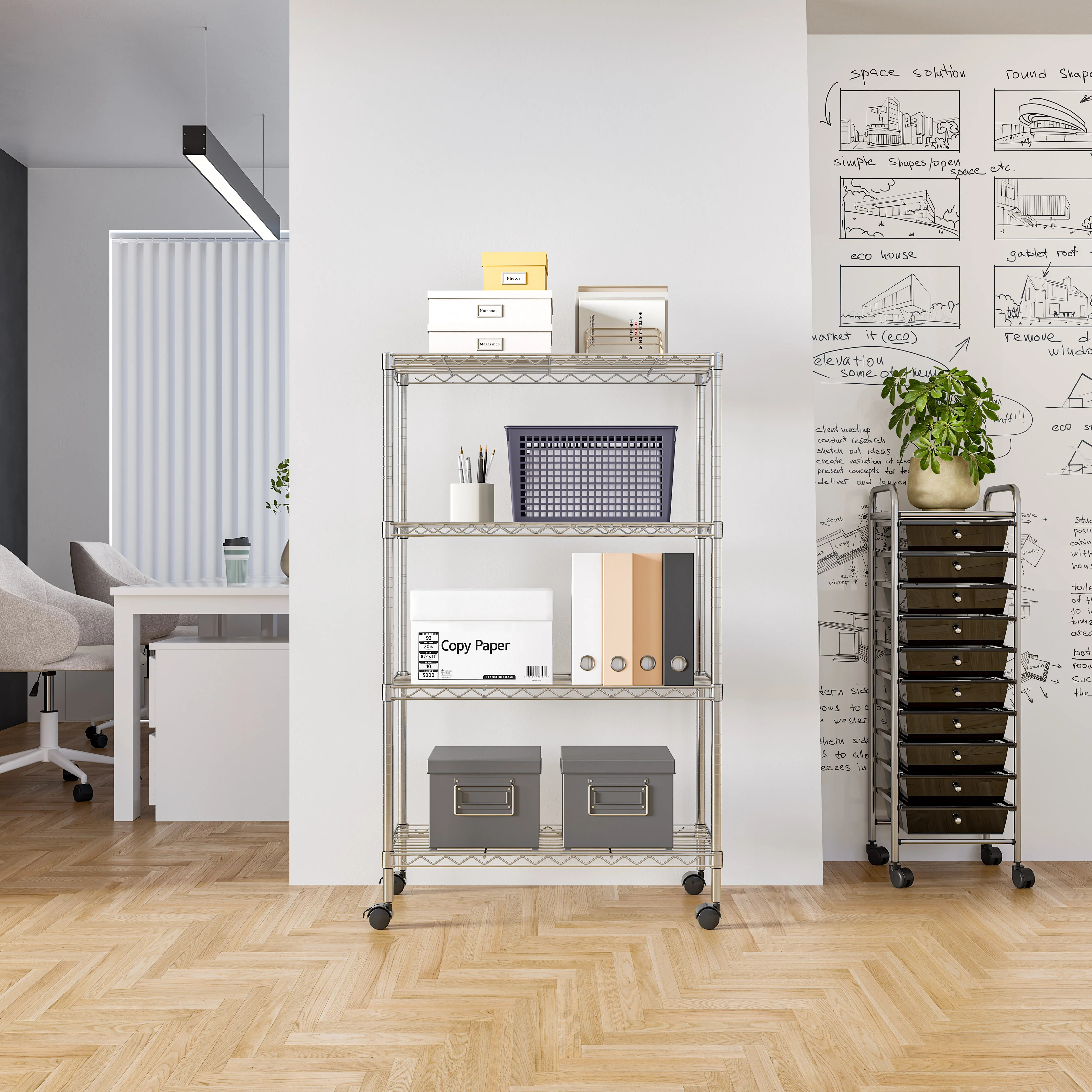 4-Tier Steel Shelving - Image 3