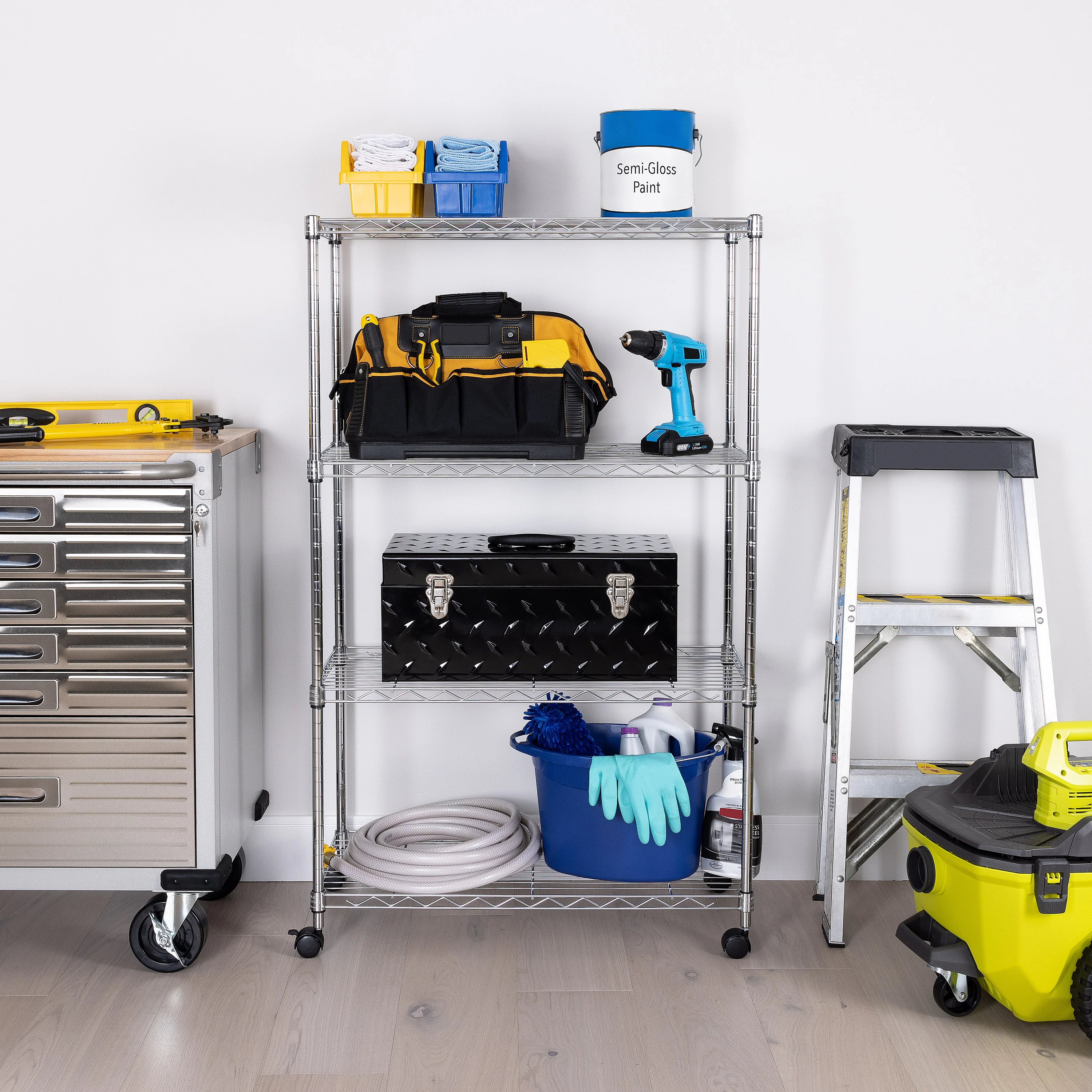 4-Tier Steel Shelving - Image 5