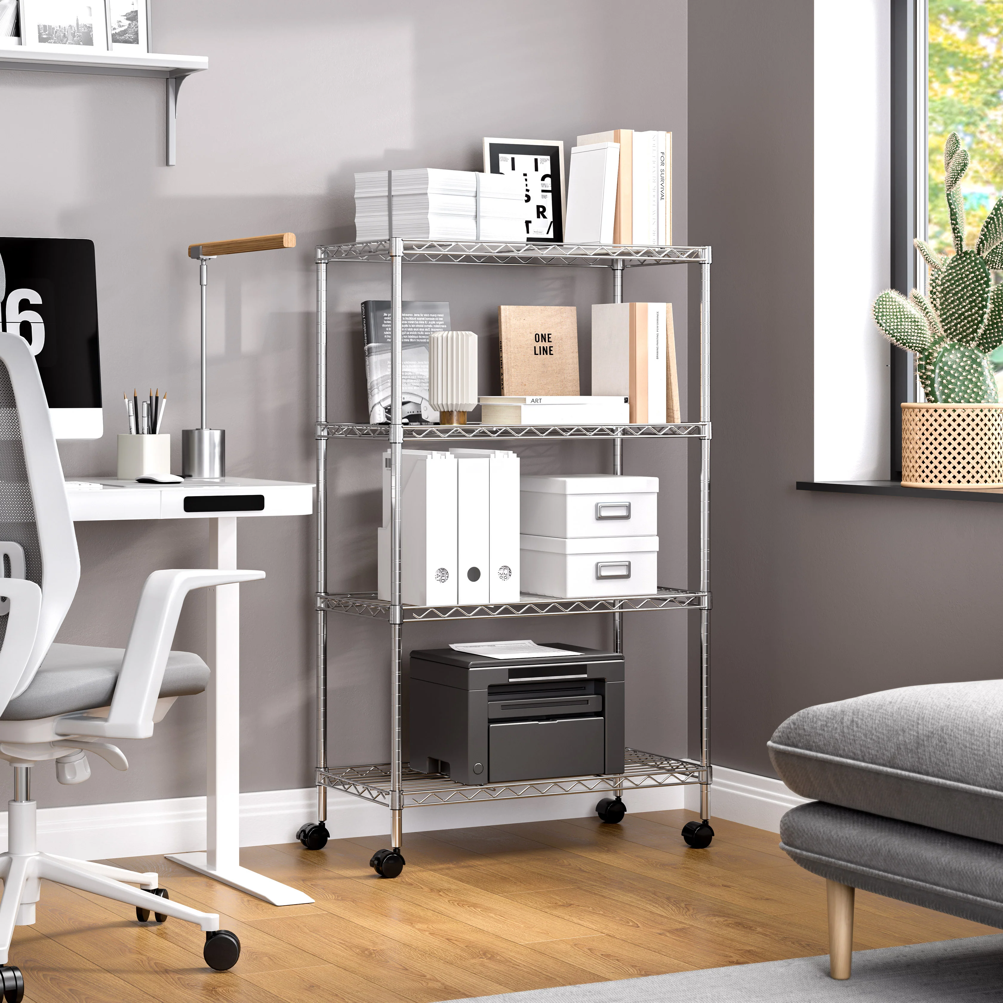 4-Tier Steel Shelving - Image 9