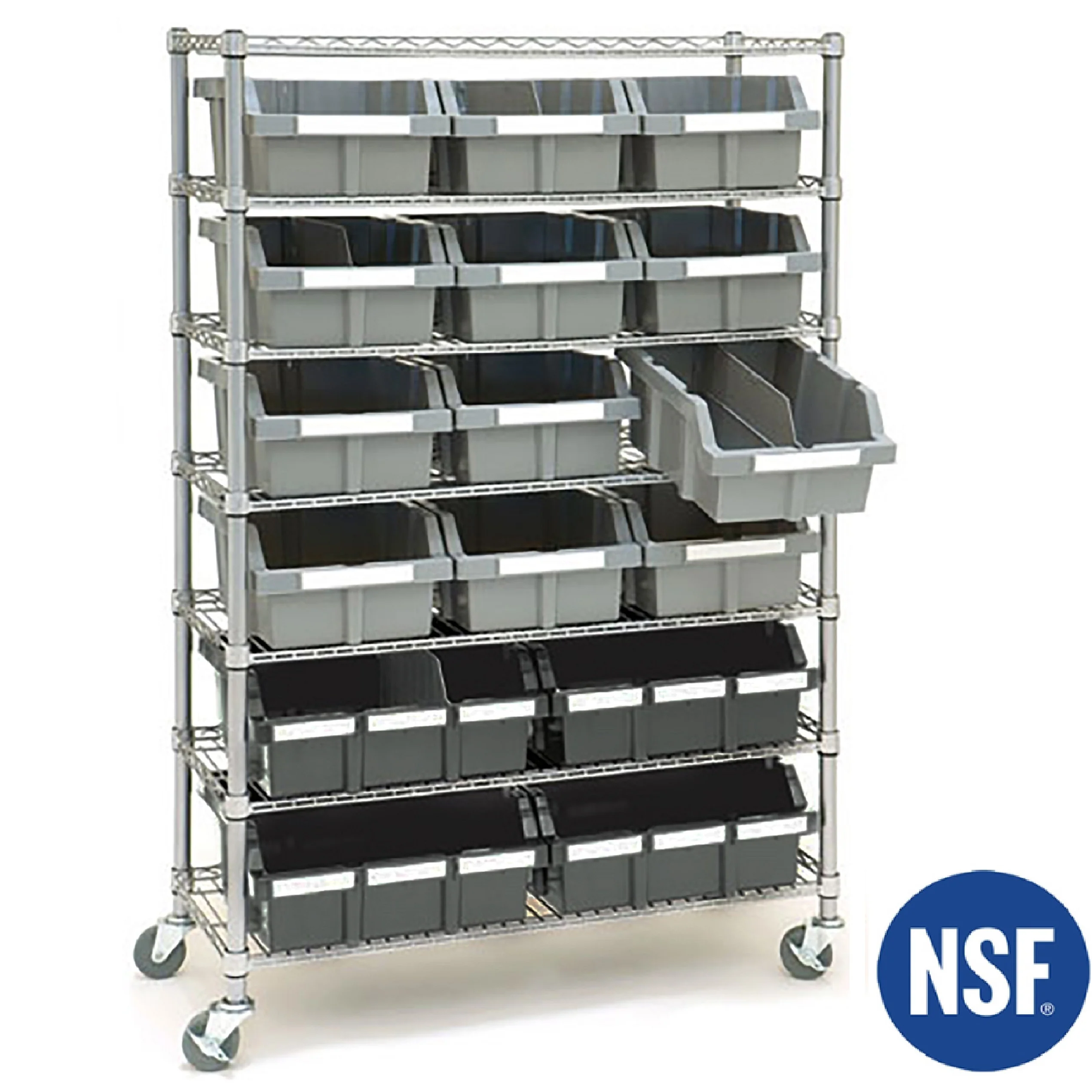 7-Tier NSF-Certified 16-Bin Rack - Image 10