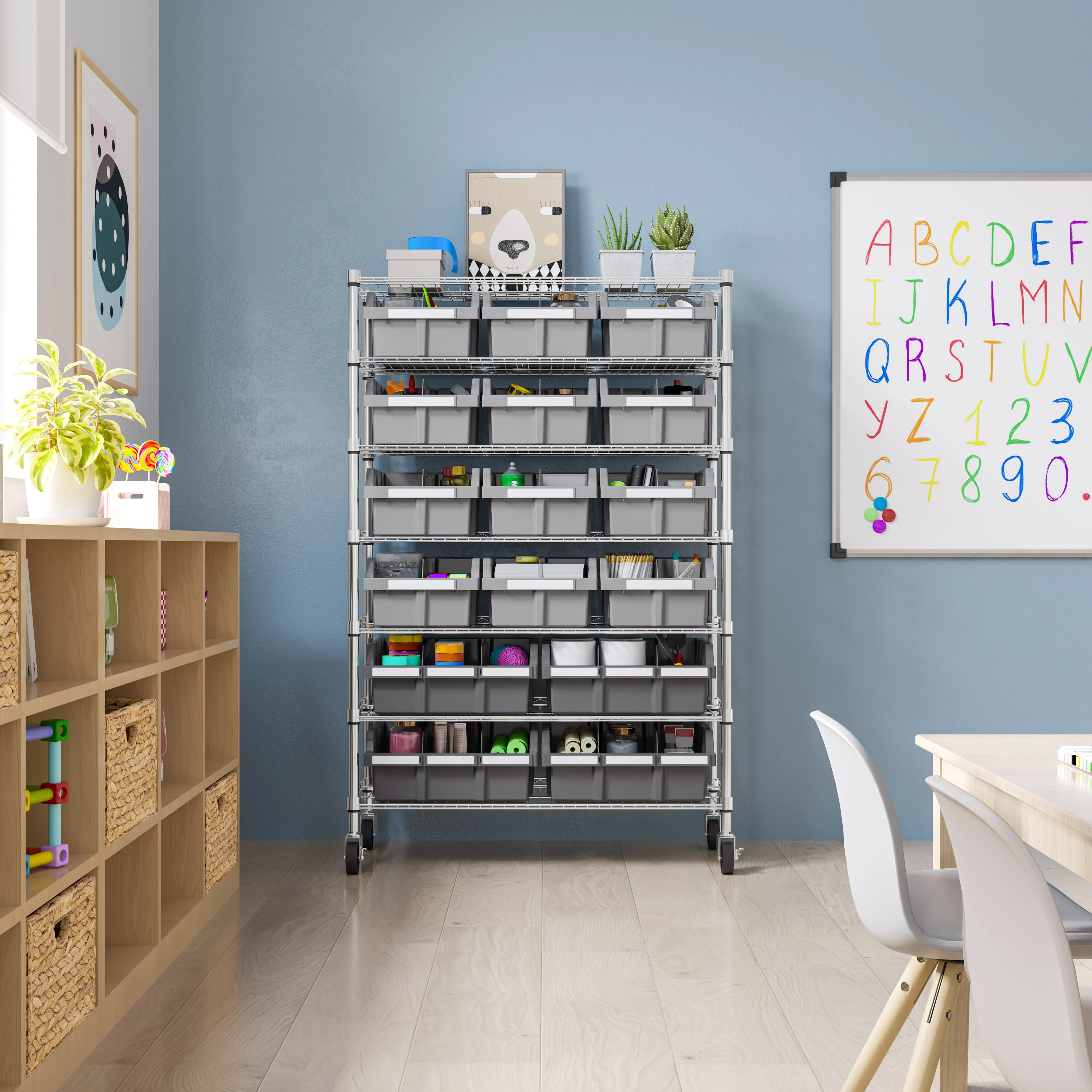 7-Tier NSF-Certified 16-Bin Rack - Image 9