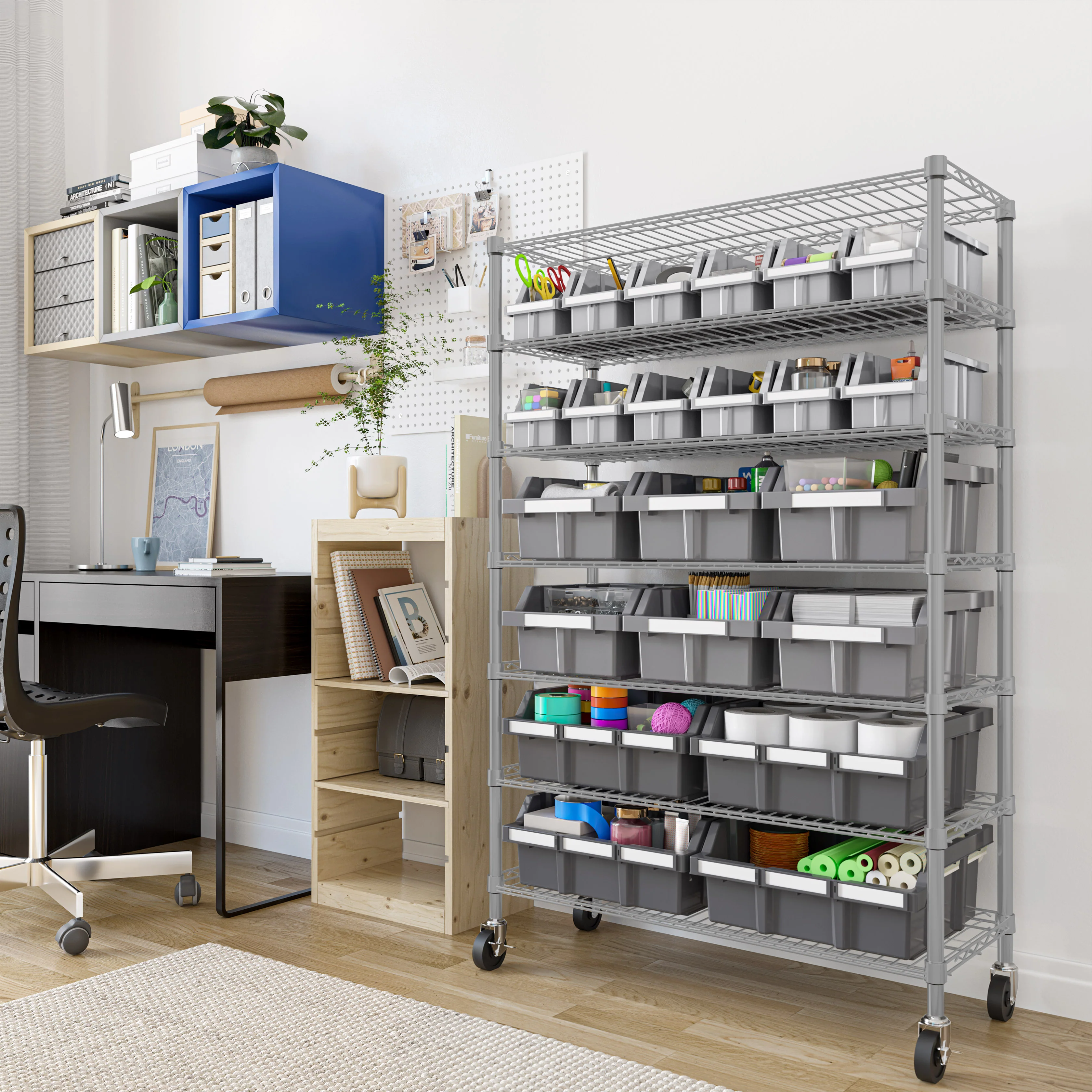 7-Tier NSF-Certified 22-Bin Rack - Image 15