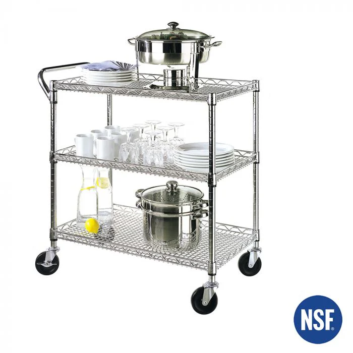 3-Tier NSF-Certified Utility Cart - Image 4