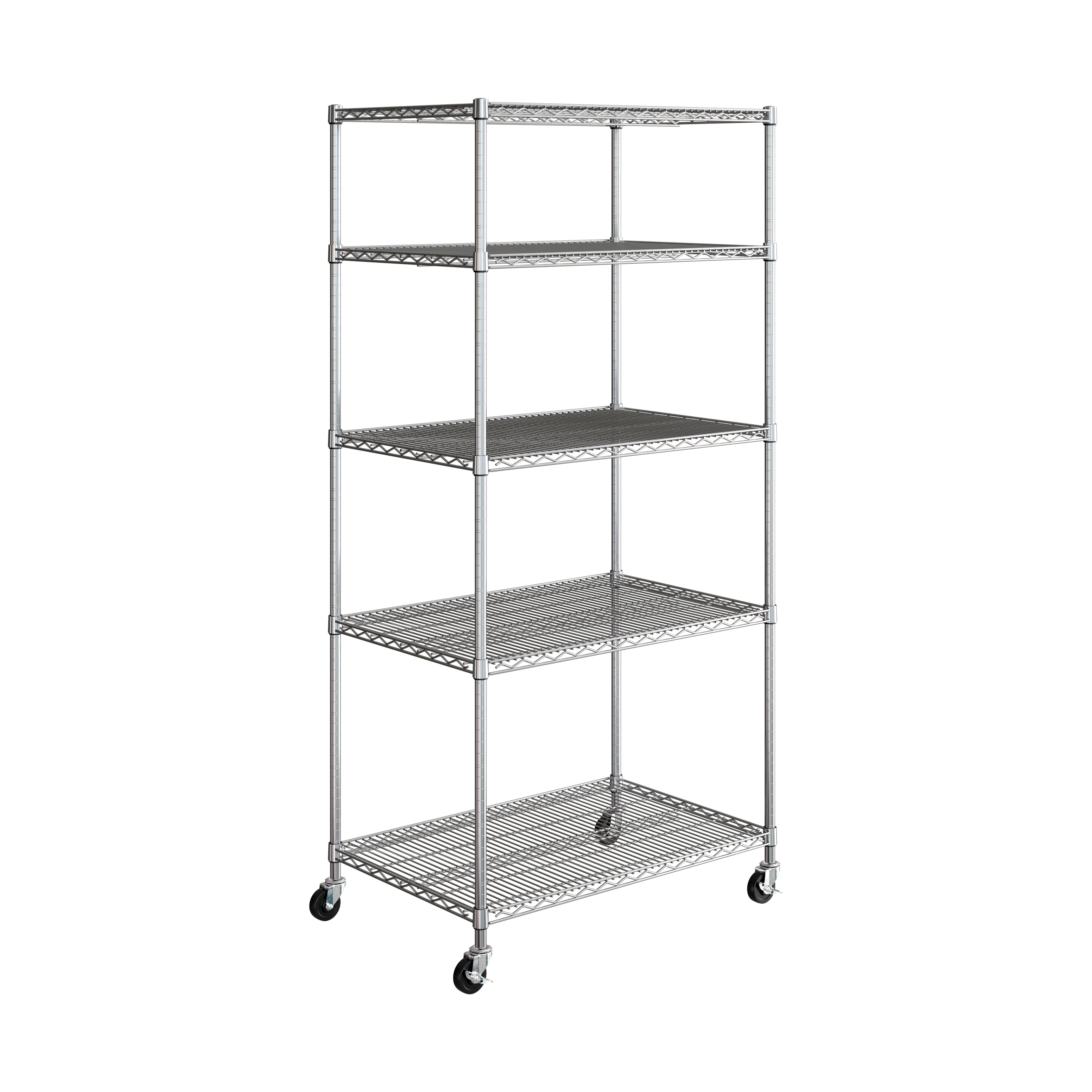 UltraDurable® 5-Tier NSF-Certified Steel Shelving