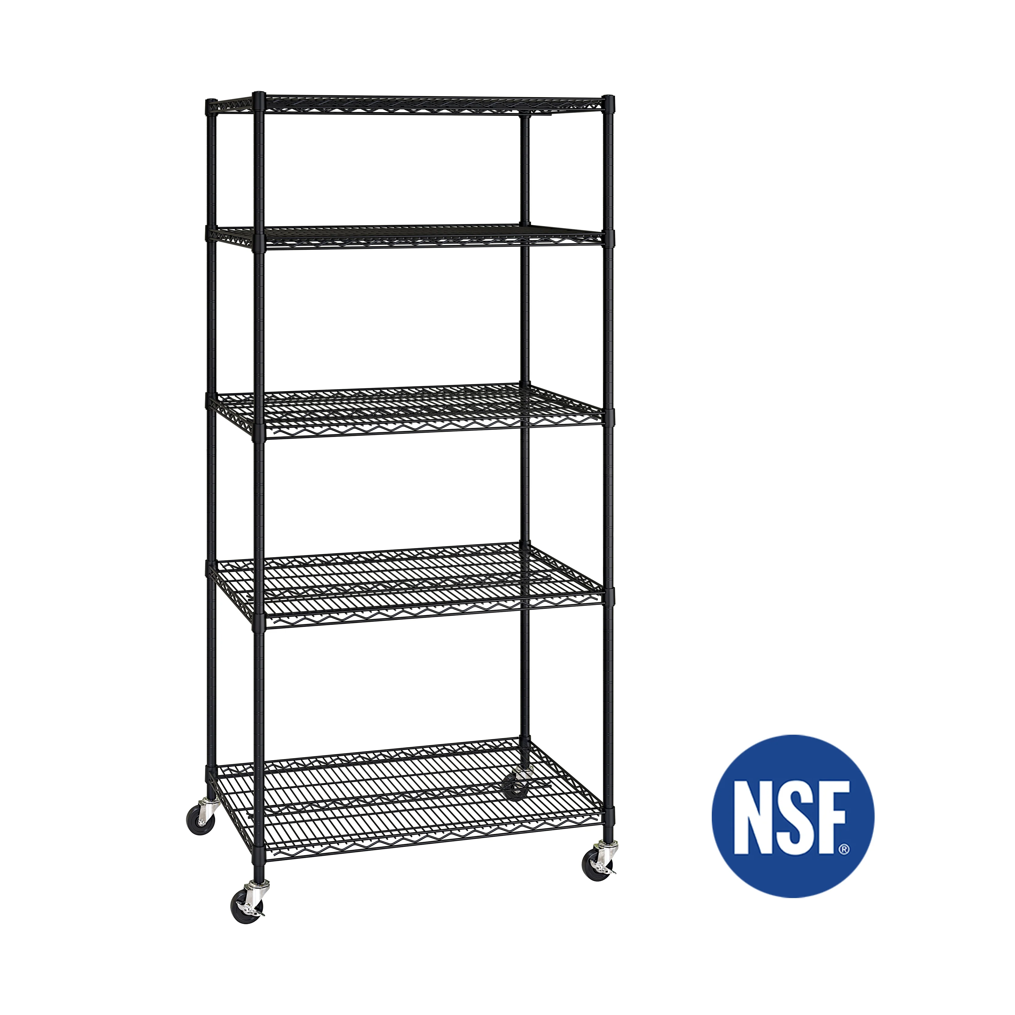 UltraDurable® 5-Tier NSF-Certified Steel Shelving - Image 24