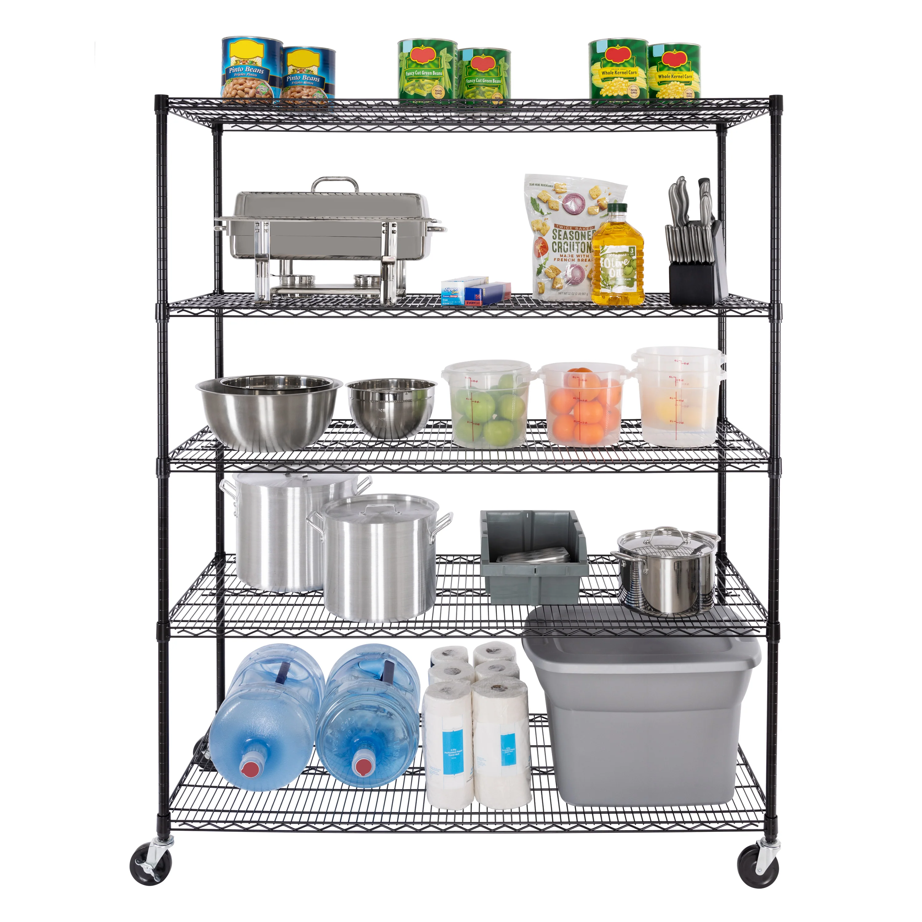 UltraDurable® 5-Tier NSF-Certified Steel Shelving - Image 20