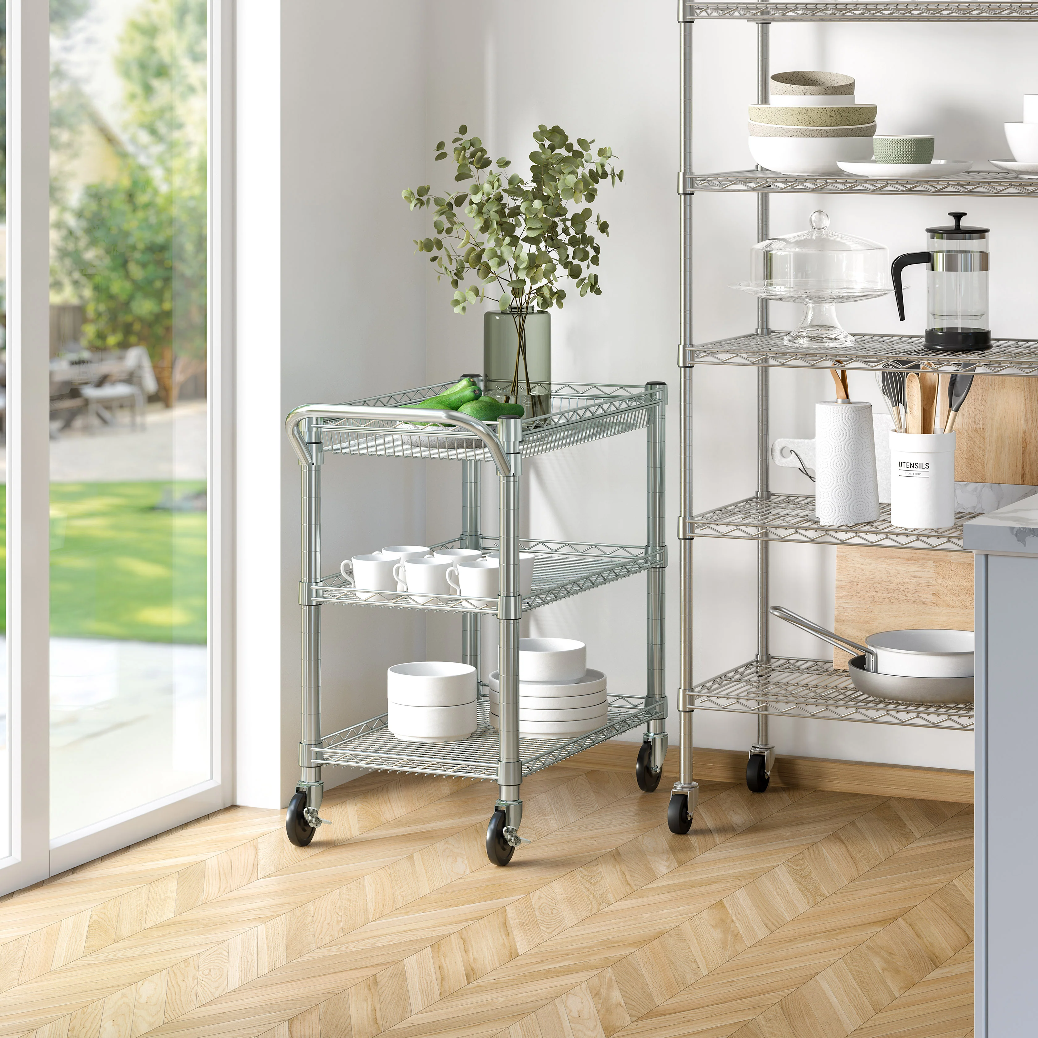 3-Tier NSF-Certified Heavy-Duty Utility Cart - Image 8