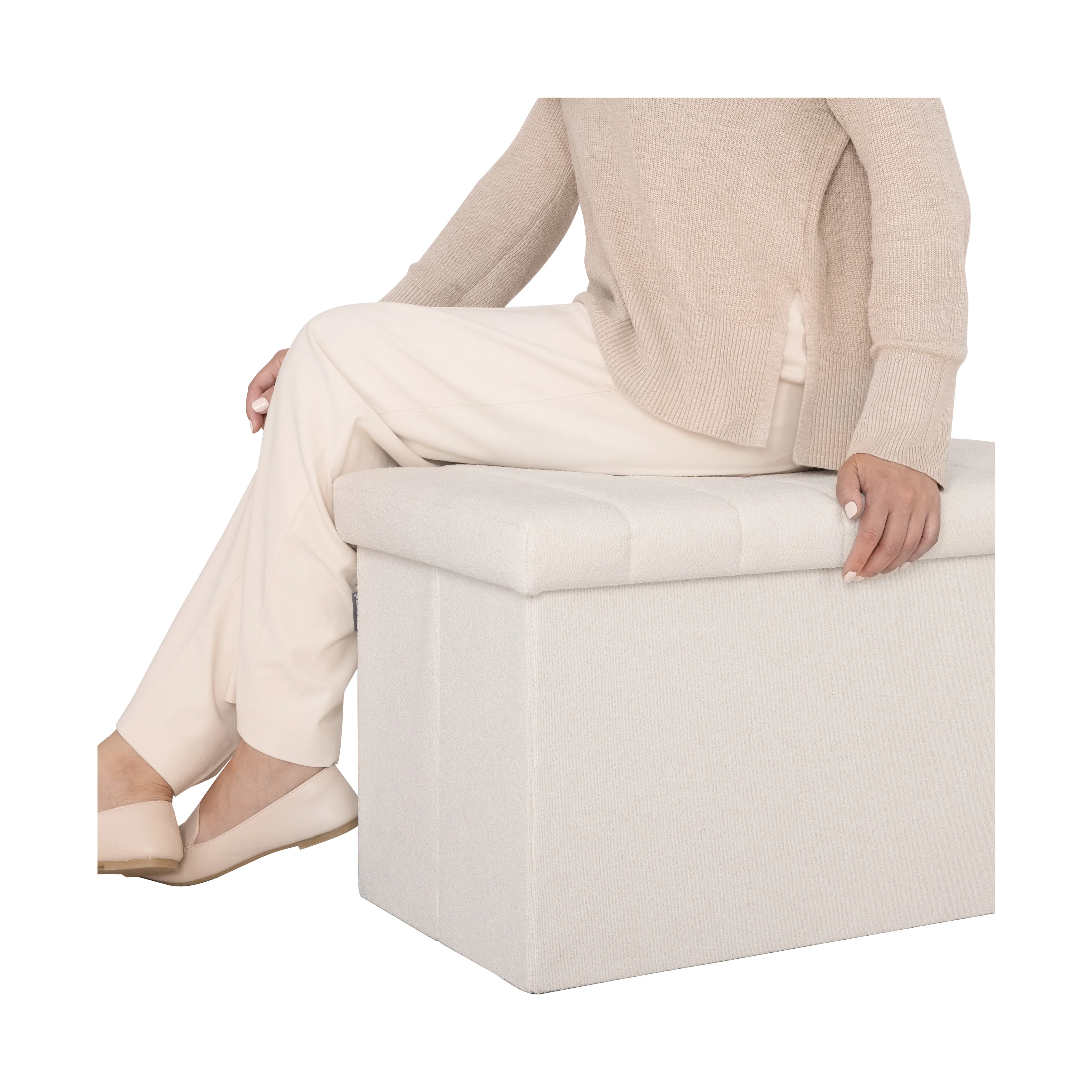 Channel Tufted Storage Trunk - Image 5