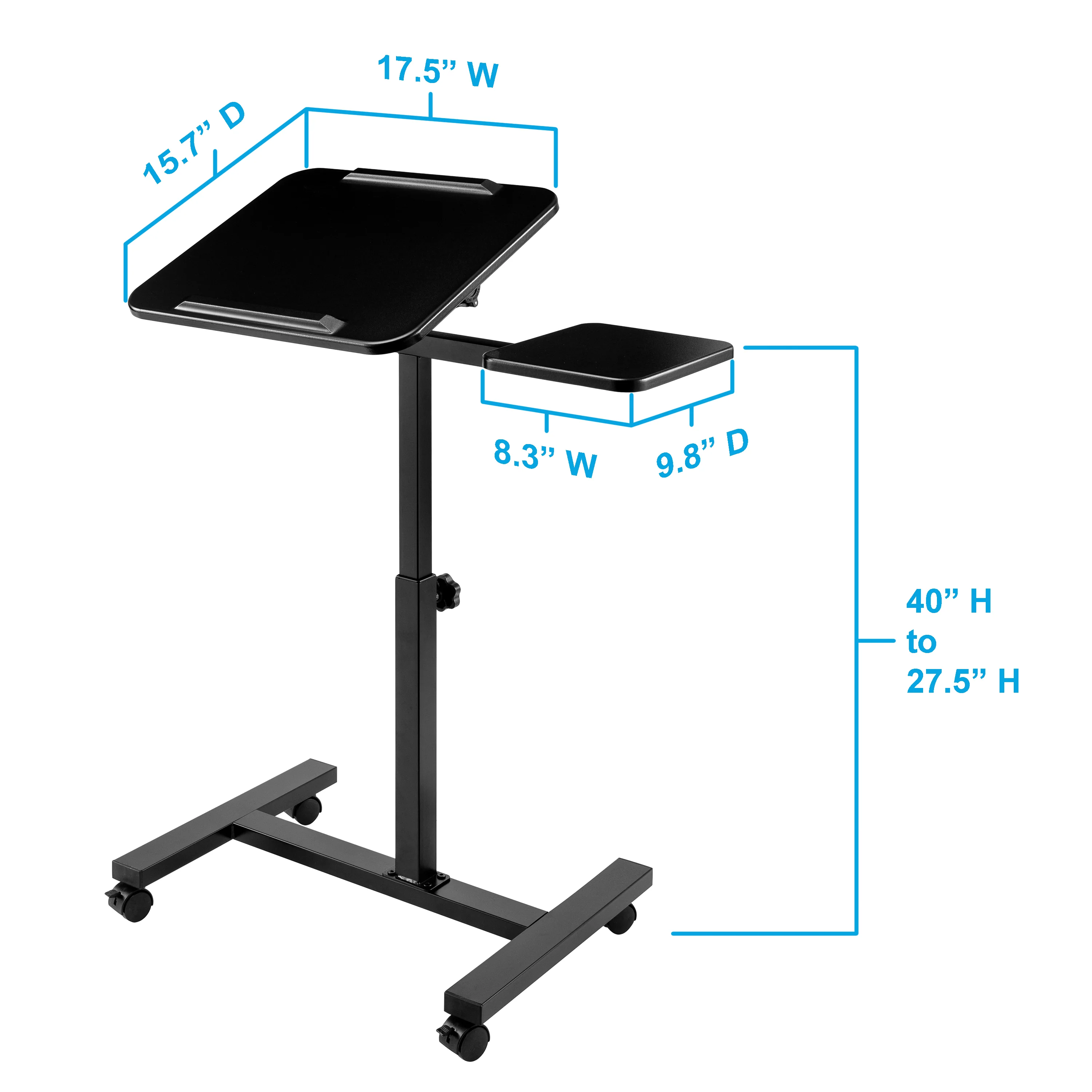 airLIFT® Tilting Mobile Desk Cart - Image 11
