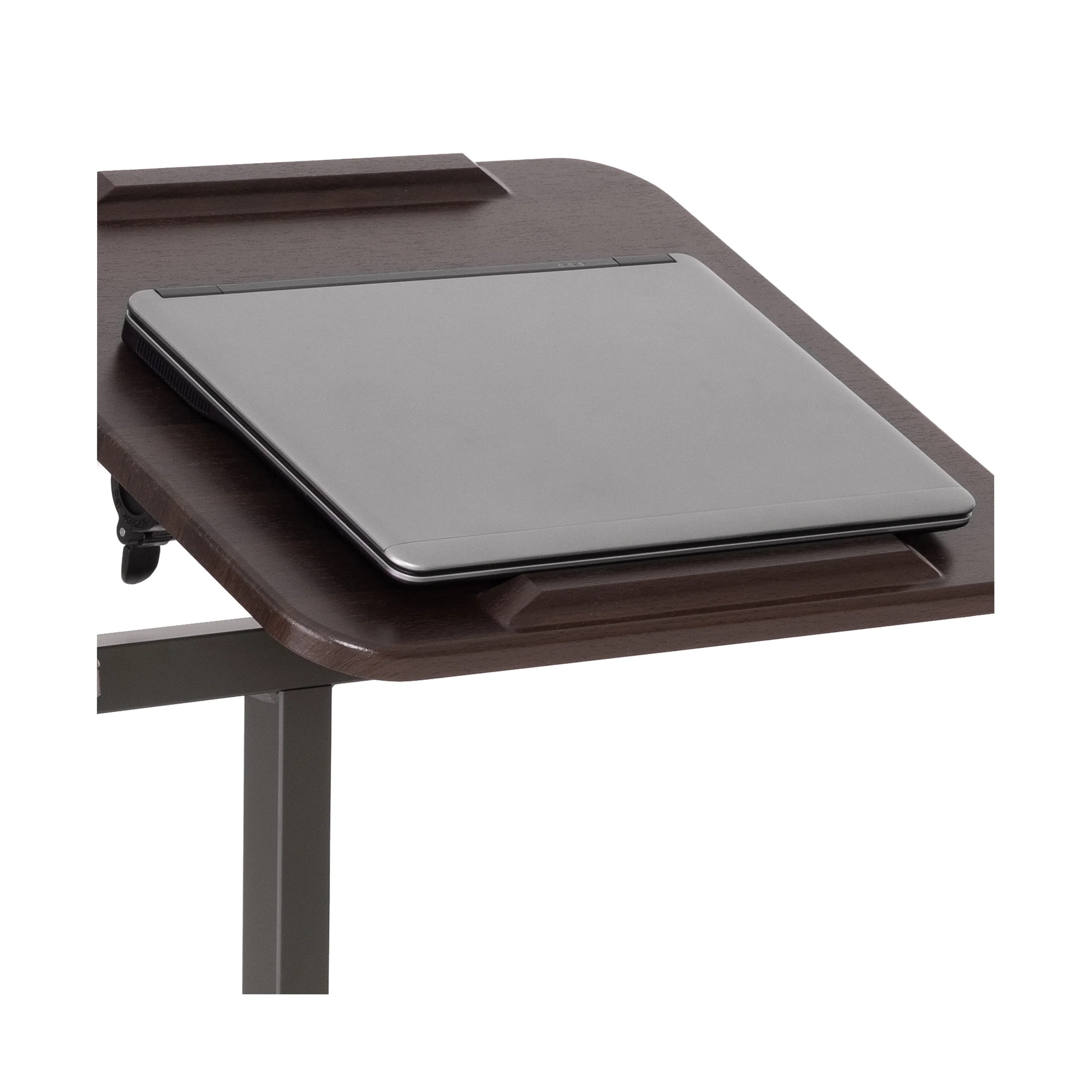 airLIFT® Tilting Mobile Desk Cart, Walnut - Image 12
