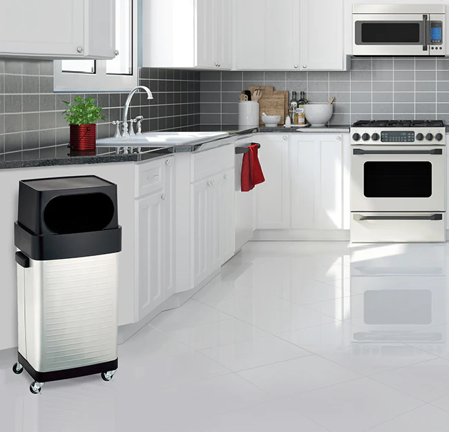 UltraHD® Stainless Steel Trash Can, 17 Gal. - Image 5