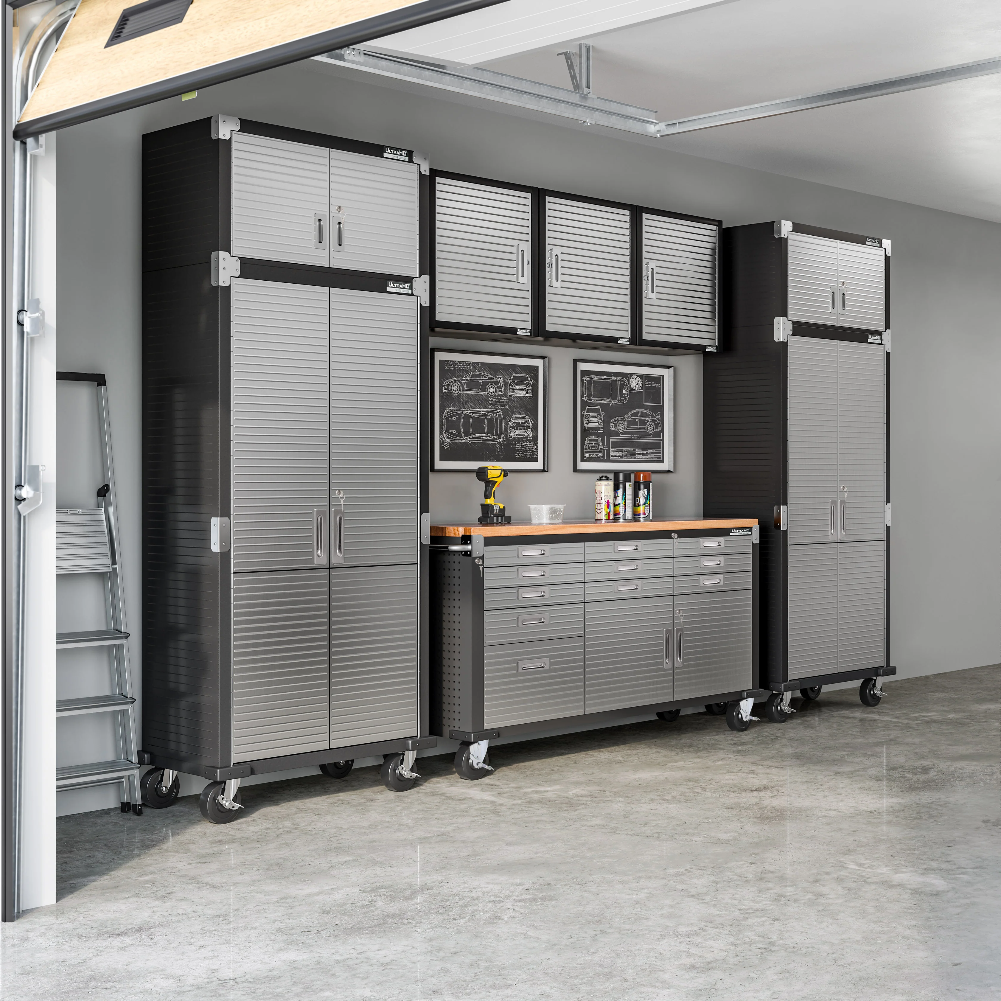 UltraHD® 11-Drawer Rolling Workbench, Graphite - Image 20