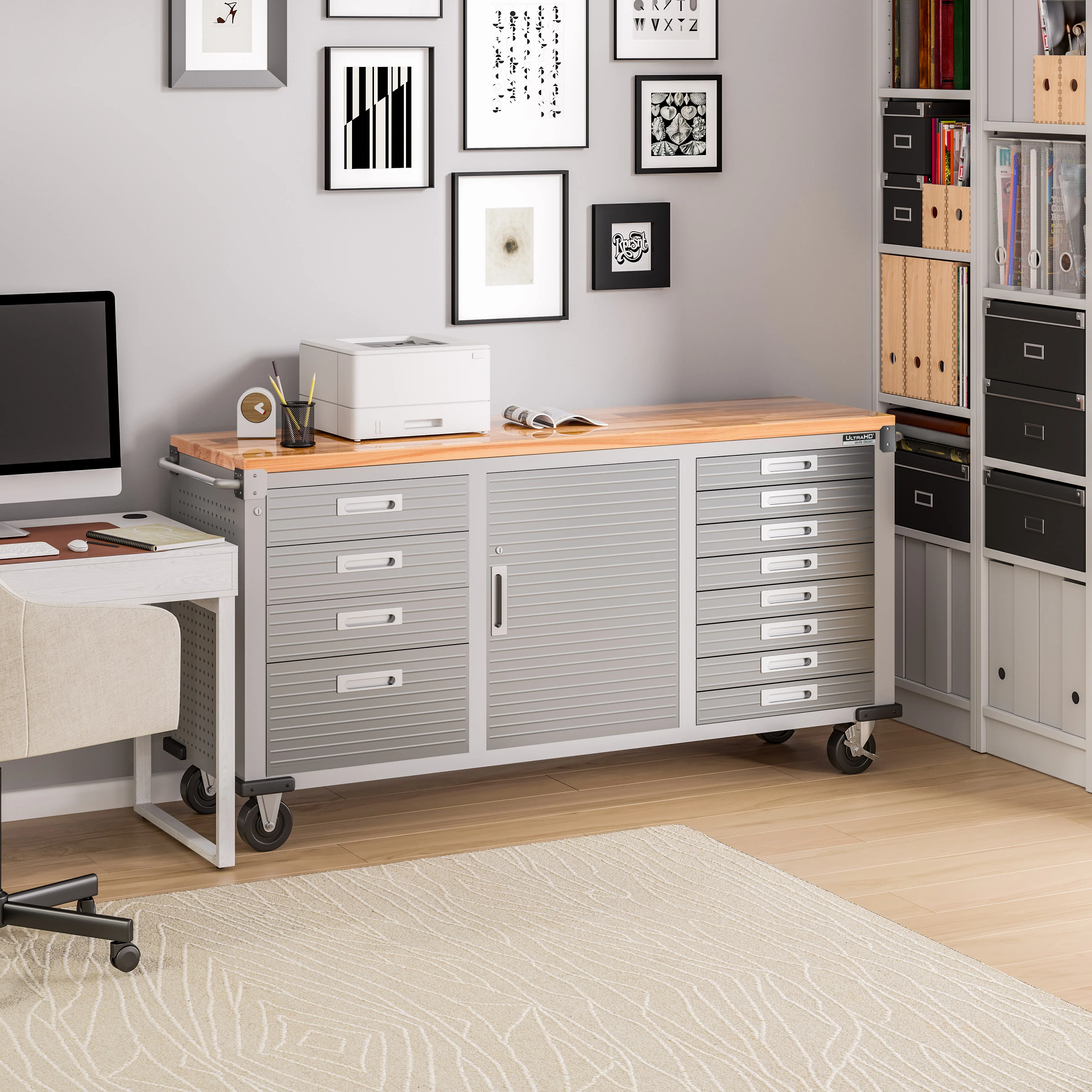UltraHD® 12-Drawer Rolling Workbench - Image 8