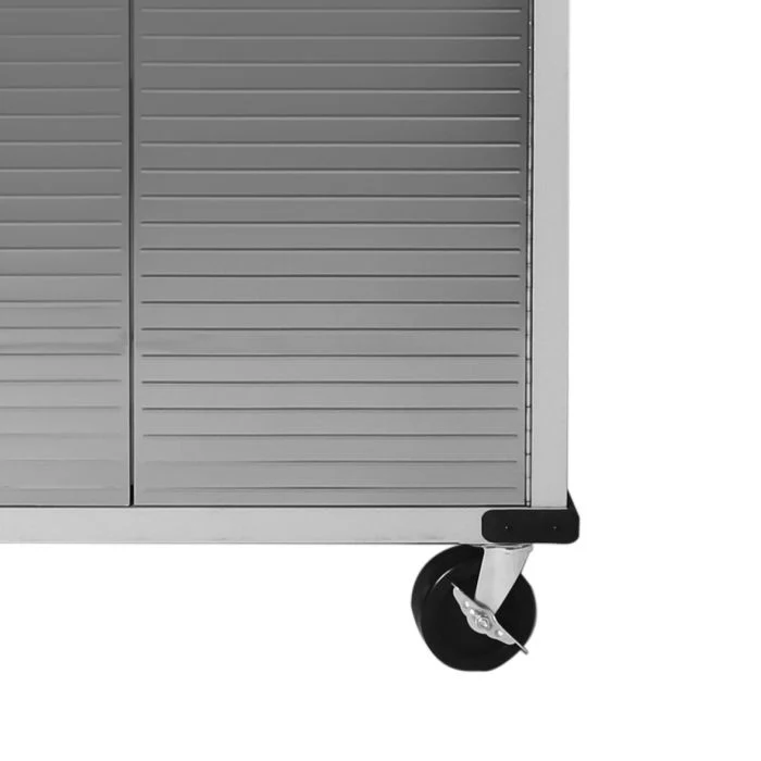 UltraHD® 2-Piece Rolling Storage Cabinet Set, Granite - Image 9