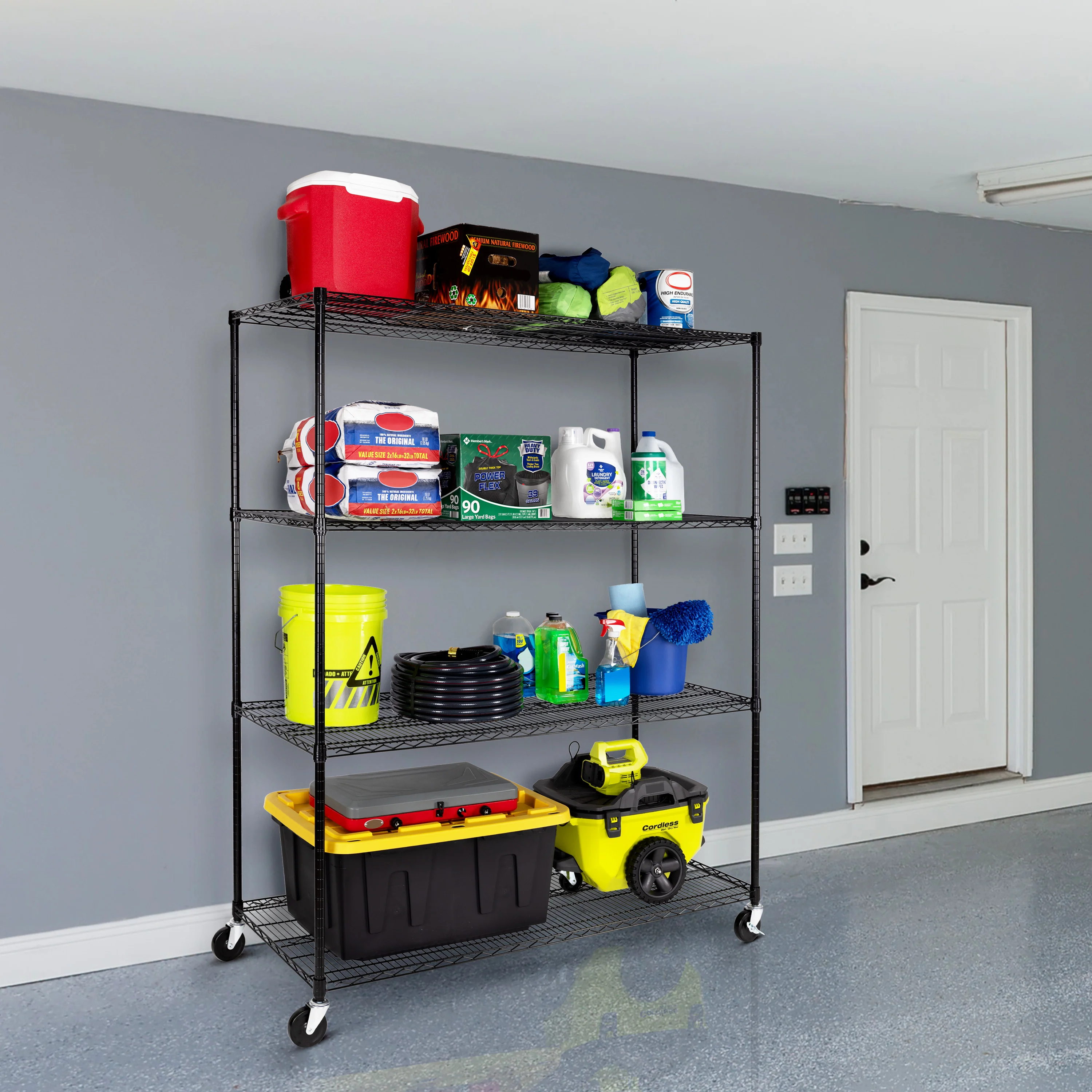 UltraDurable® 4-Tier NSF-Certified Steel Shelving - Image 13