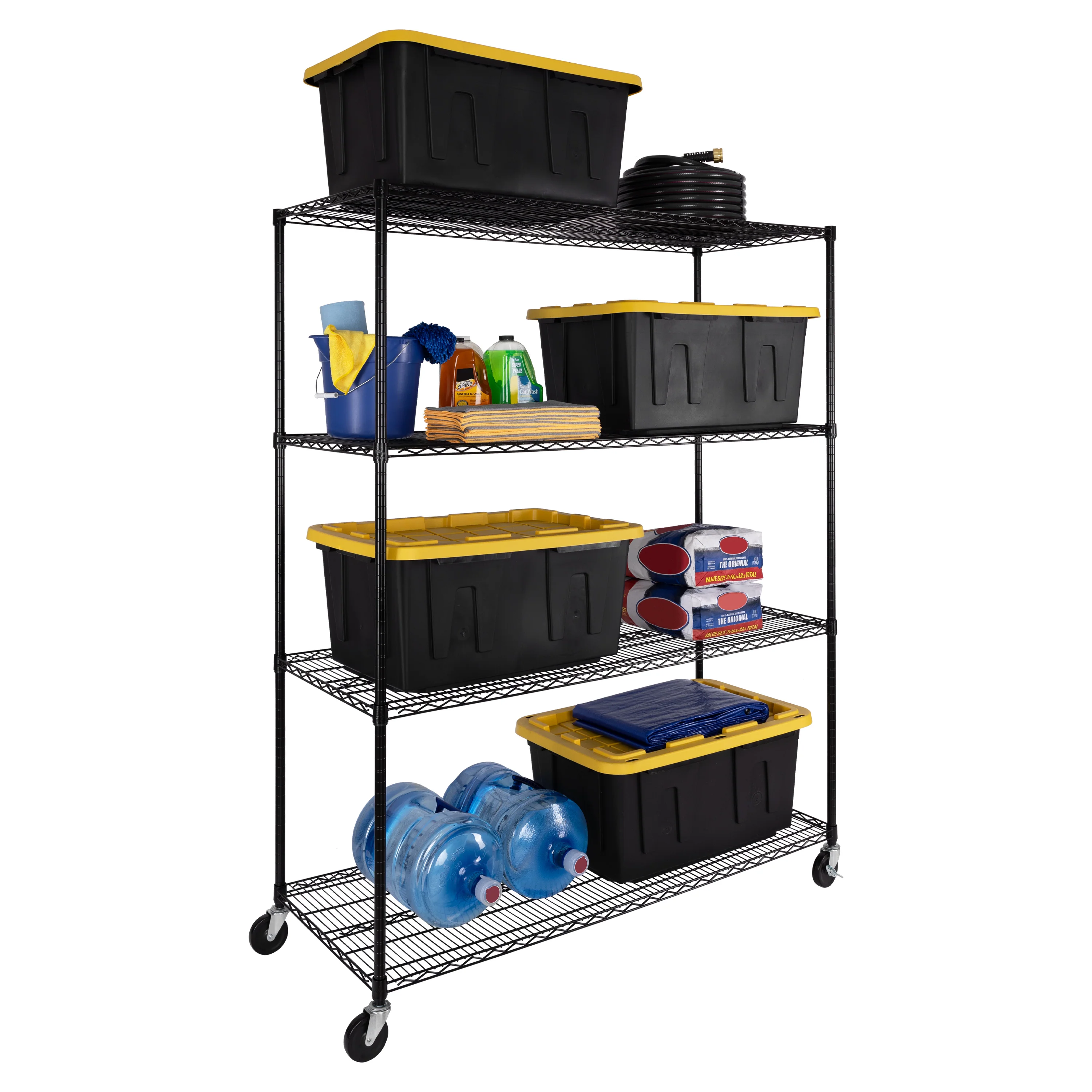 UltraDurable® 4-Tier NSF-Certified Steel Shelving - Image 15