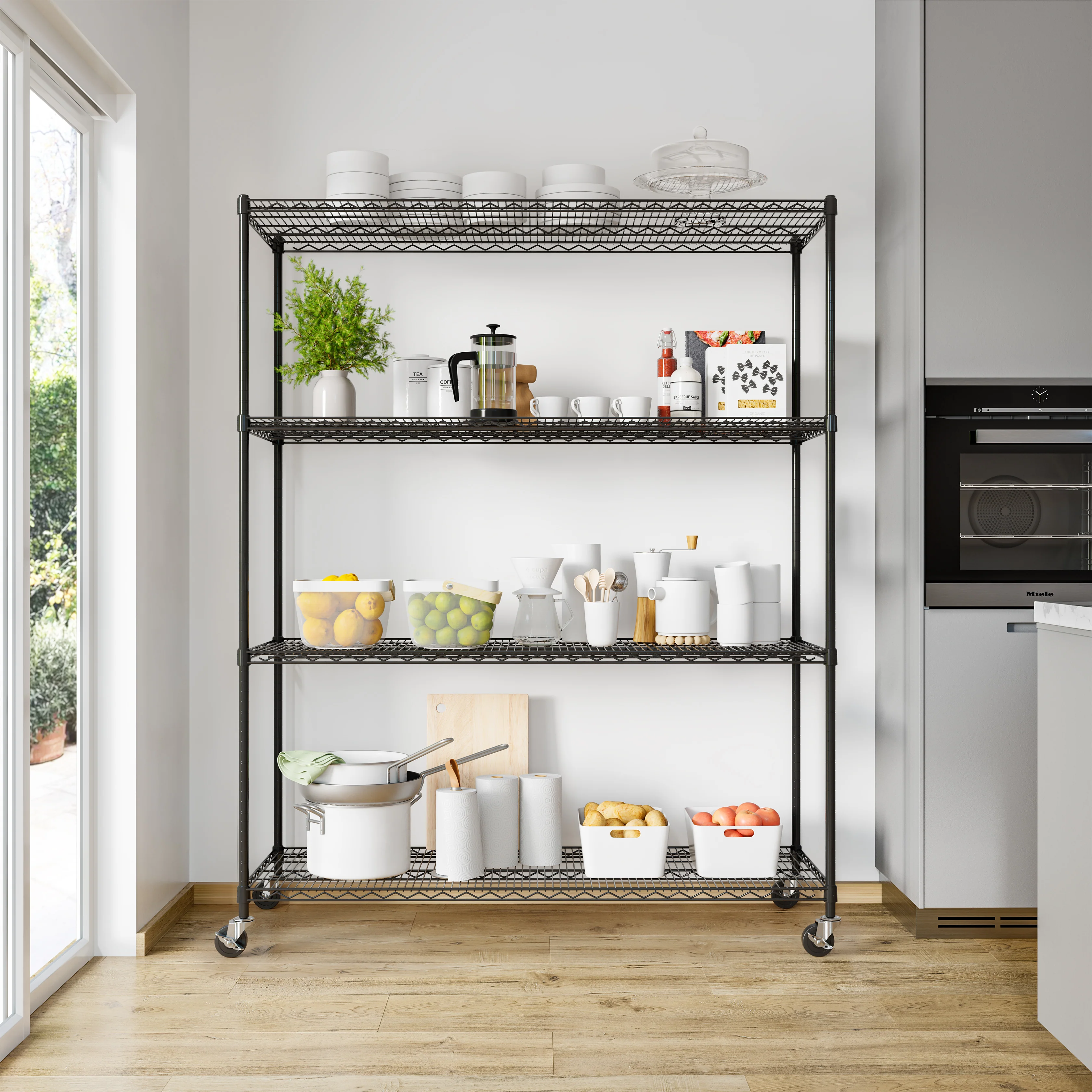 UltraDurable® 4-Tier NSF-Certified Steel Shelving - Image 27