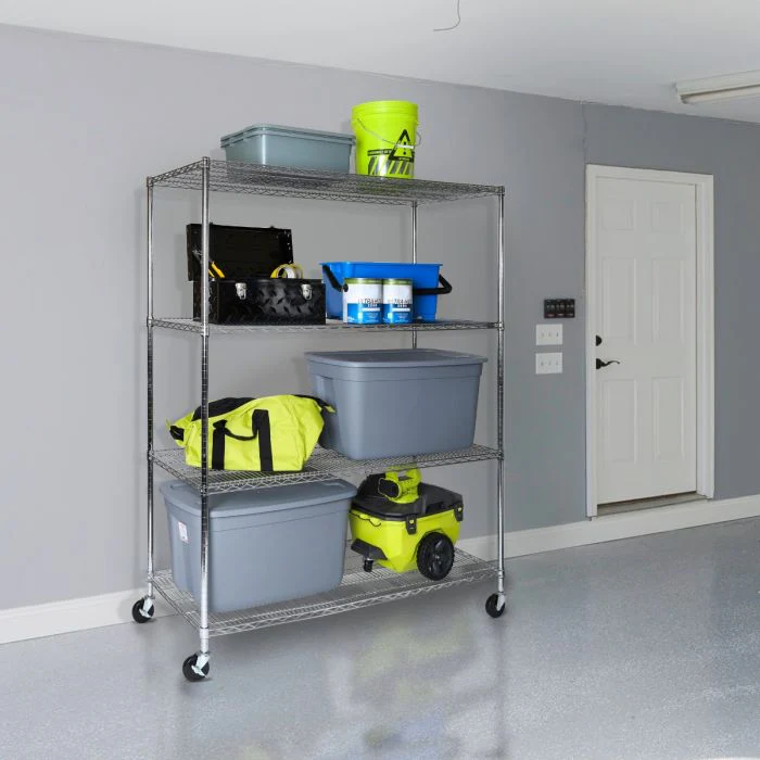 UltraDurable® 4-Tier NSF-Certified Steel Shelving - Image 5