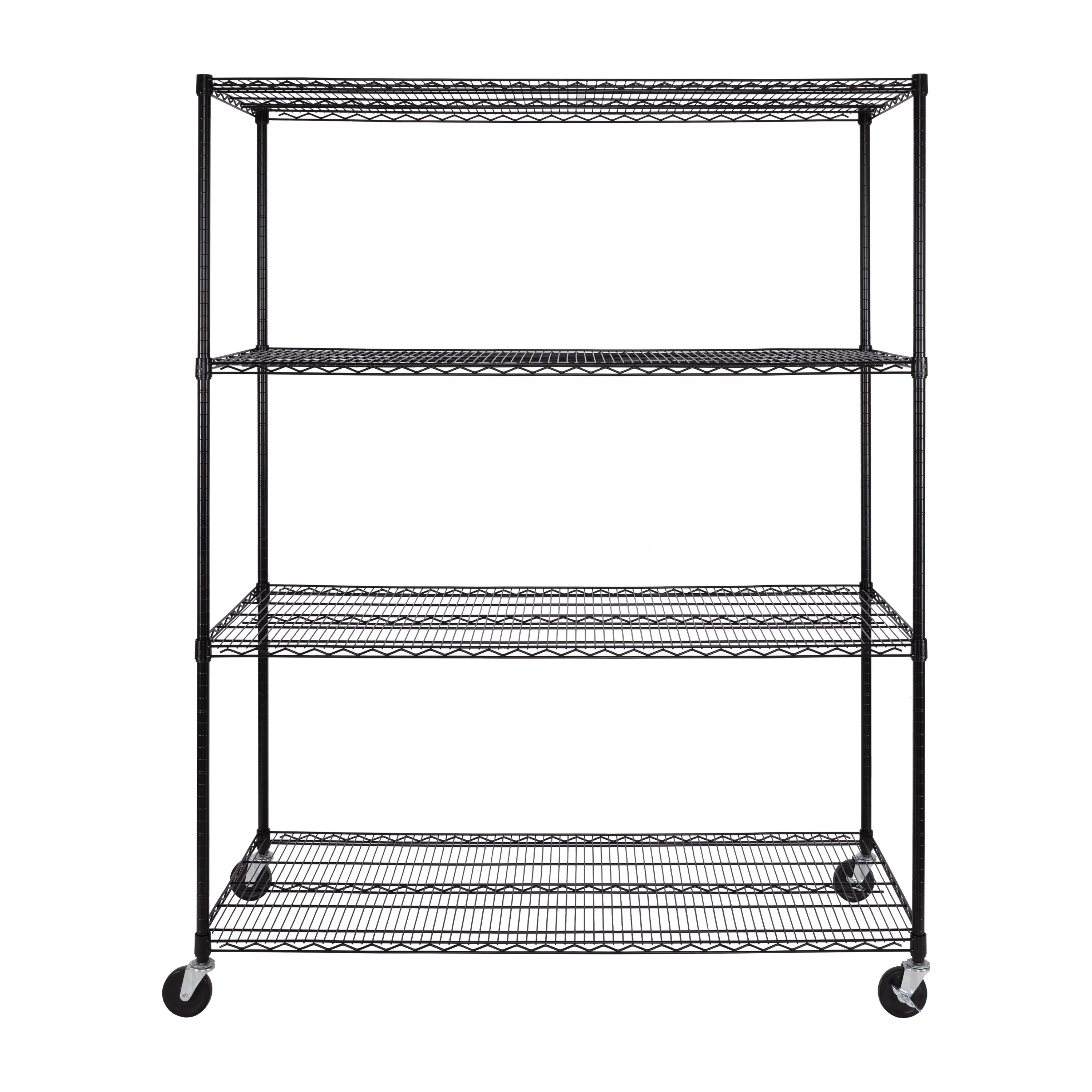 UltraDurable® 4-Tier NSF-Certified Steel Shelving, Black - Image 16