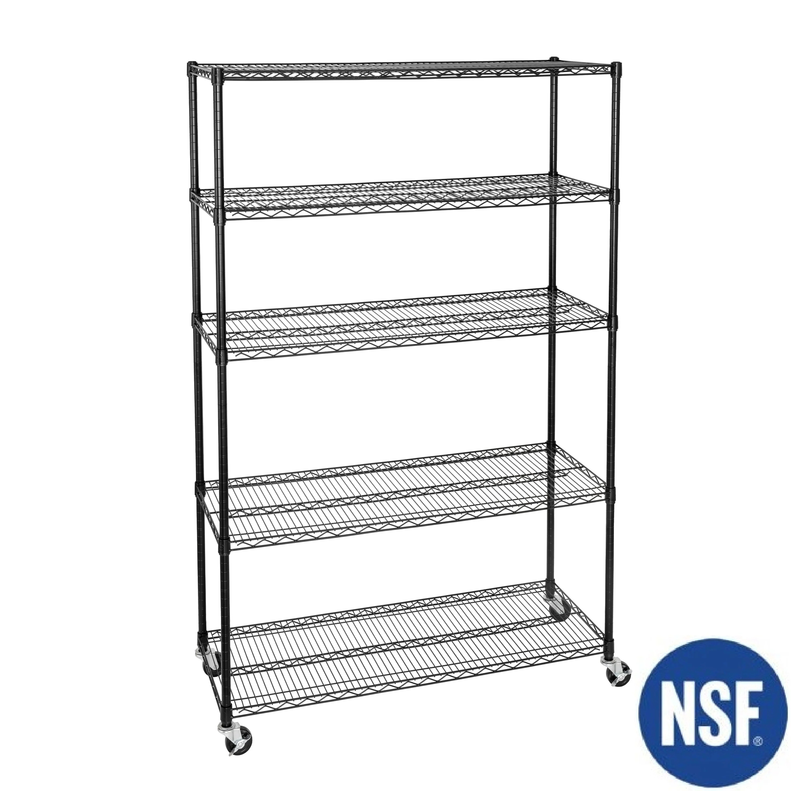 UltraDurable® 5-Tier NSF-Certified Steel Shelving - Image 18